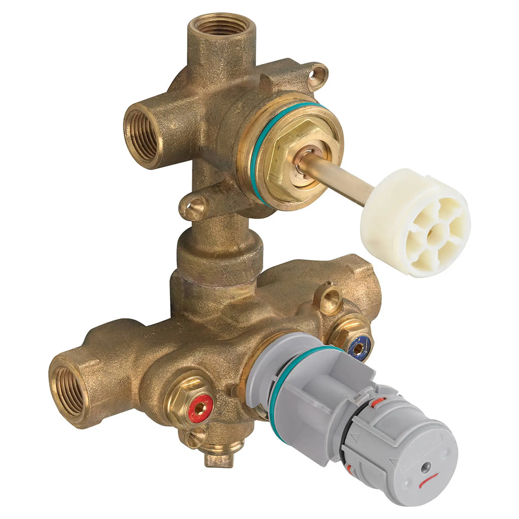 2-Handle Thermo Rough Valve W/Built-In-2 - Image 2