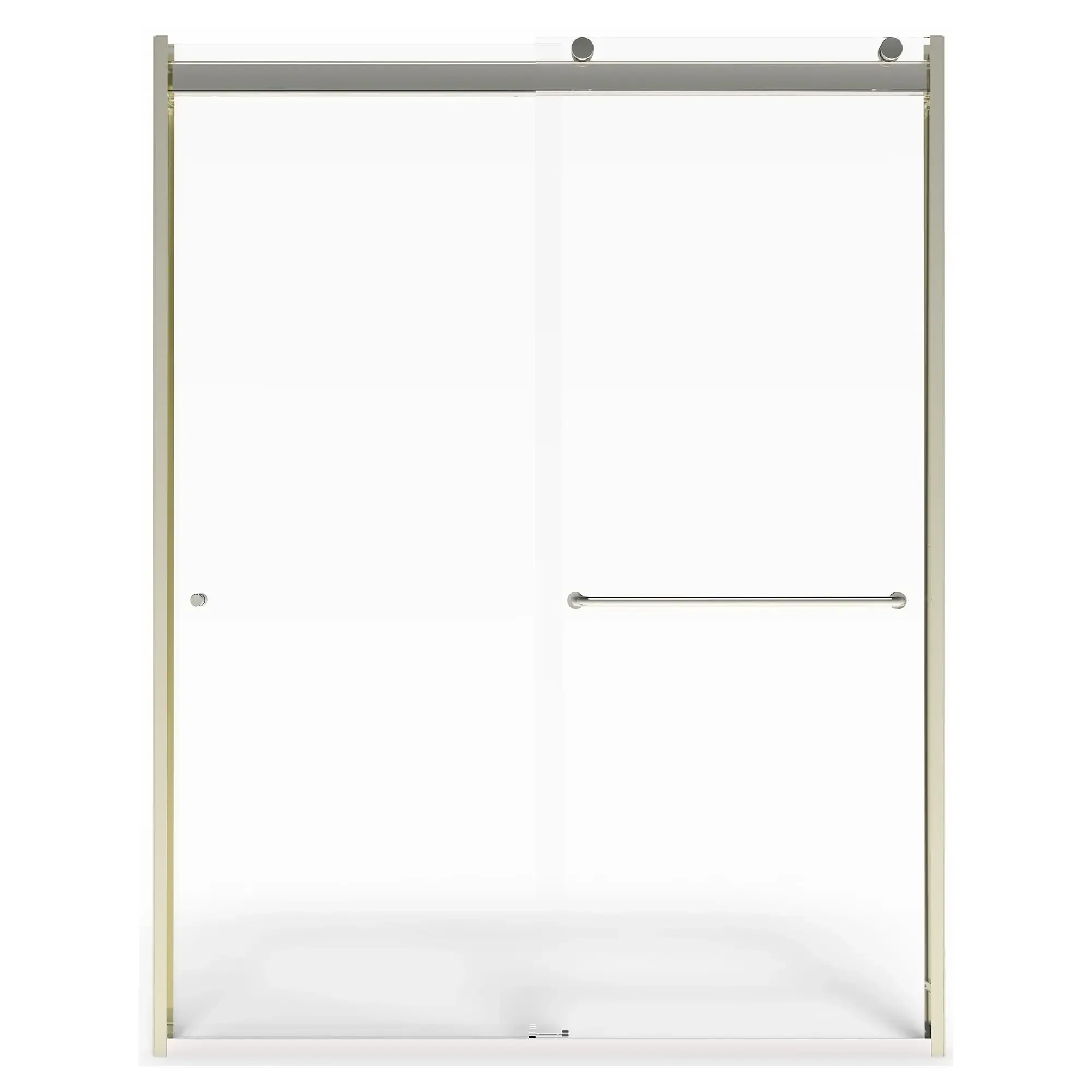 60 x 70-Inch Height Semi-Frameless Top-Roller Sliding Shower Door - Image 2