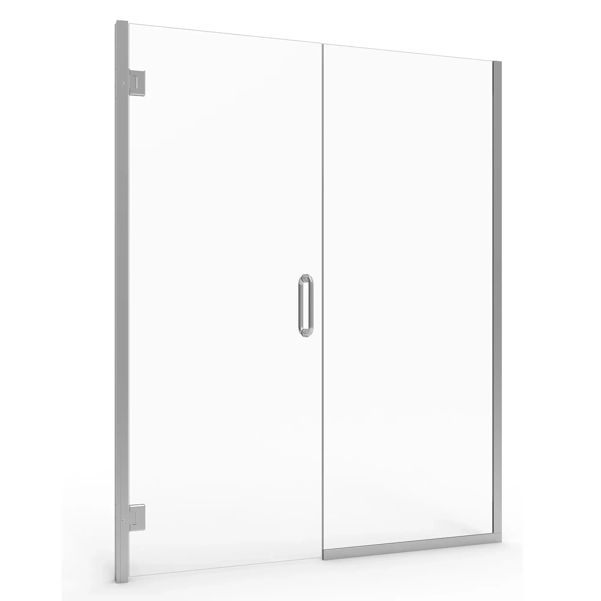 60 x 72-Inch Height Frameless Shower Door With Panel - Image 11