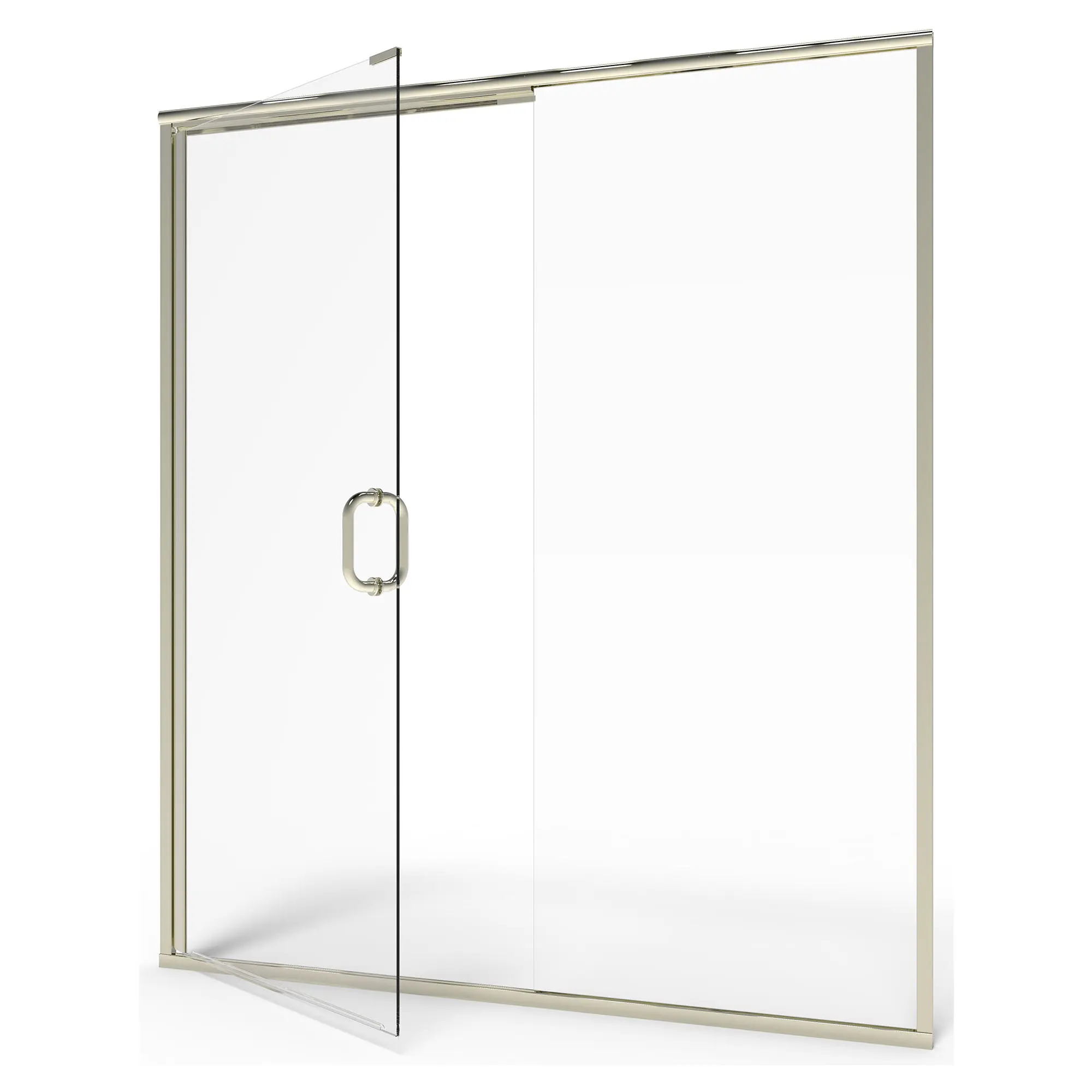 60 x 76-Inch Height Semi-Frameless Swing Door With Panel - Image 4