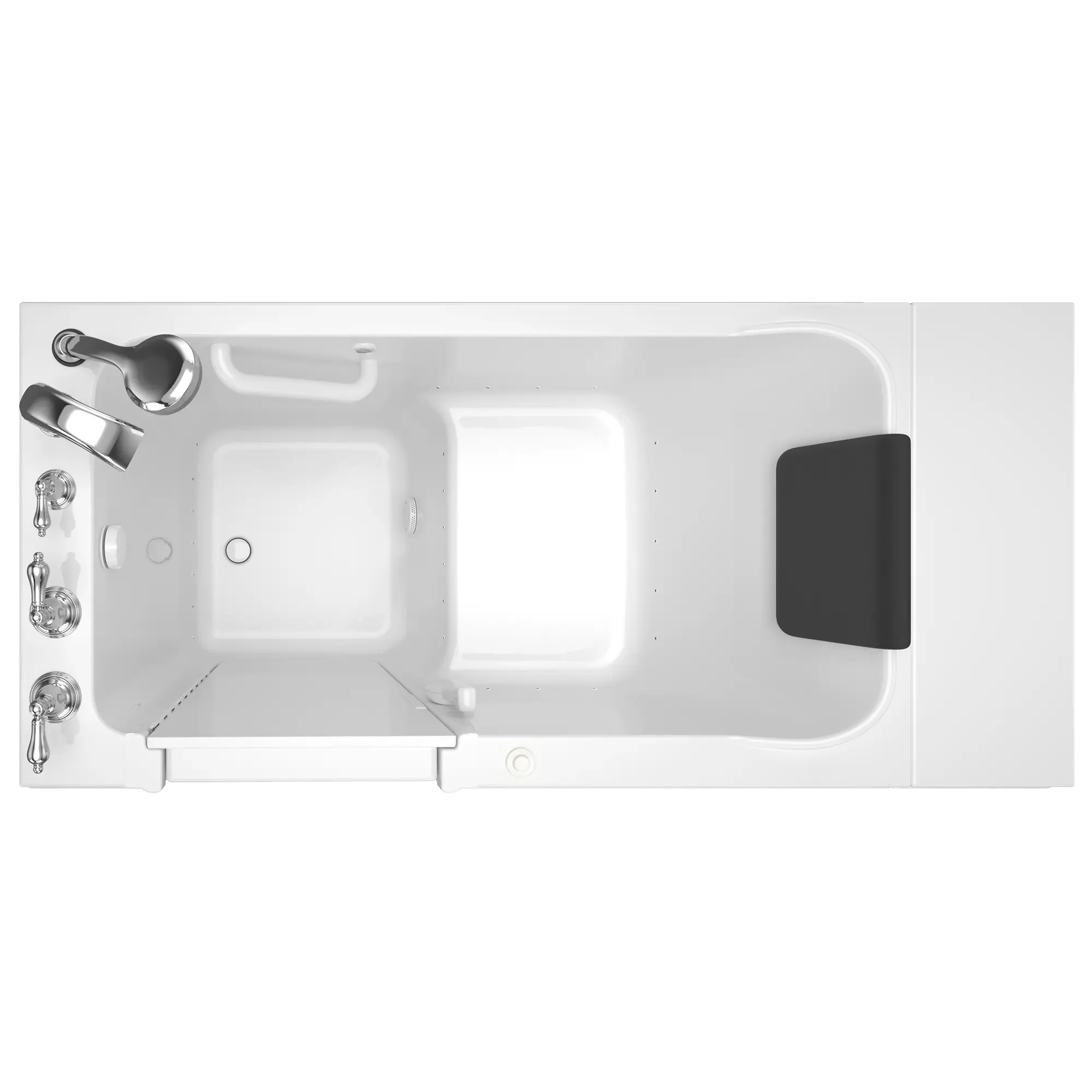 Acrylic Luxury Series 28 x 48-Inch Walk-in Tub With Air Spa System - Left-Hand Drain With Faucet - Image 2