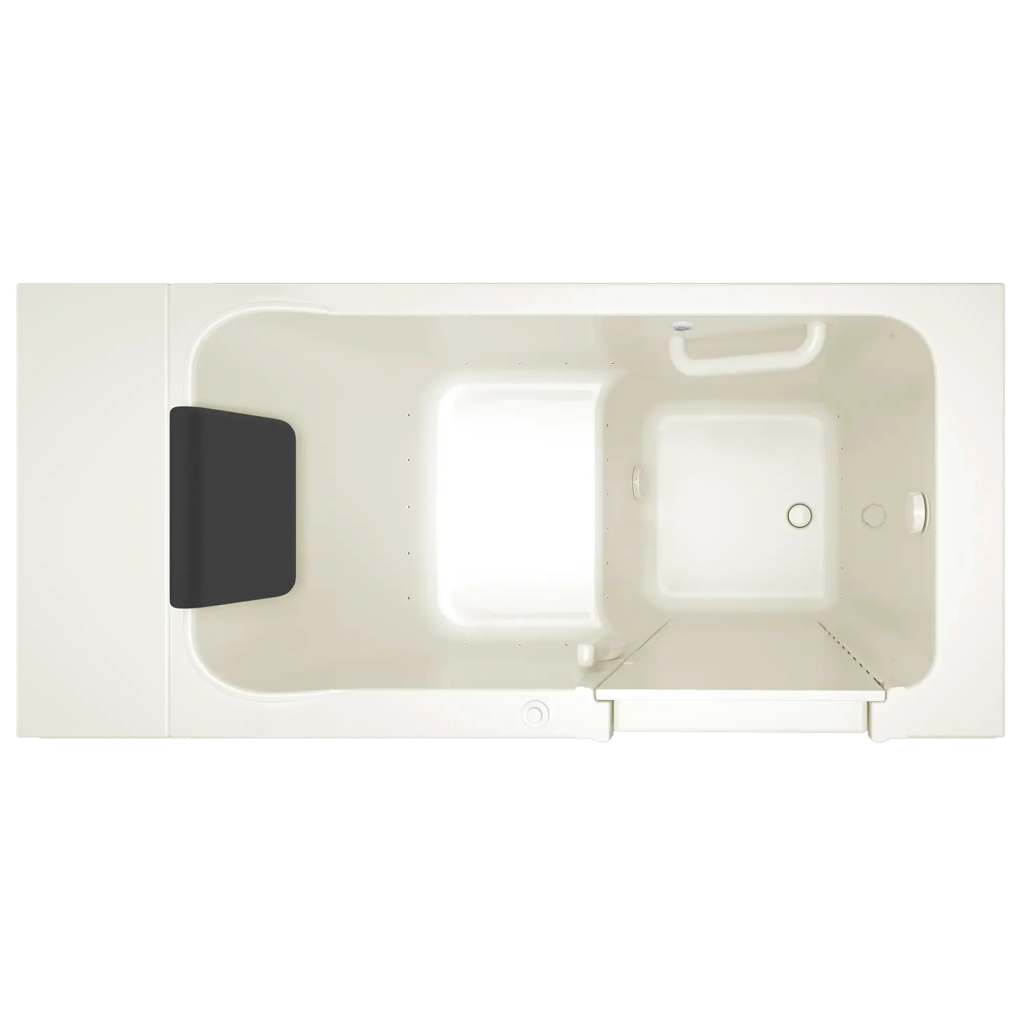 Acrylic Luxury Series 28 x 48-Inch Walk-in Tub With Air Spa System - Right-Hand Drain
