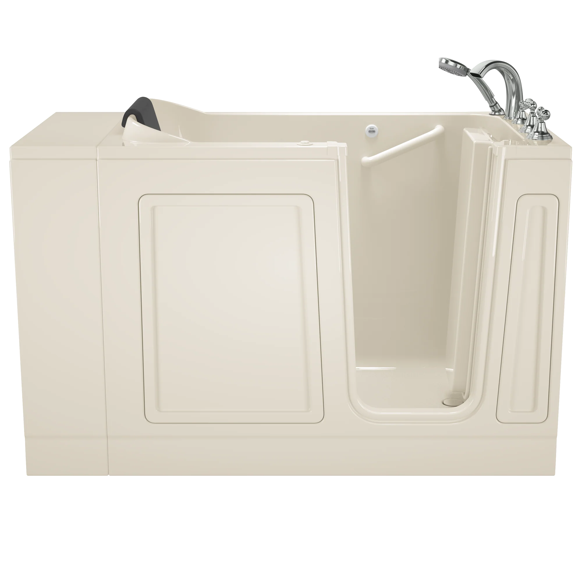 Acrylic Luxury Series 28 x 48-Inch Walk-in Tub With Air Spa System - Right-Hand Drain With Faucet