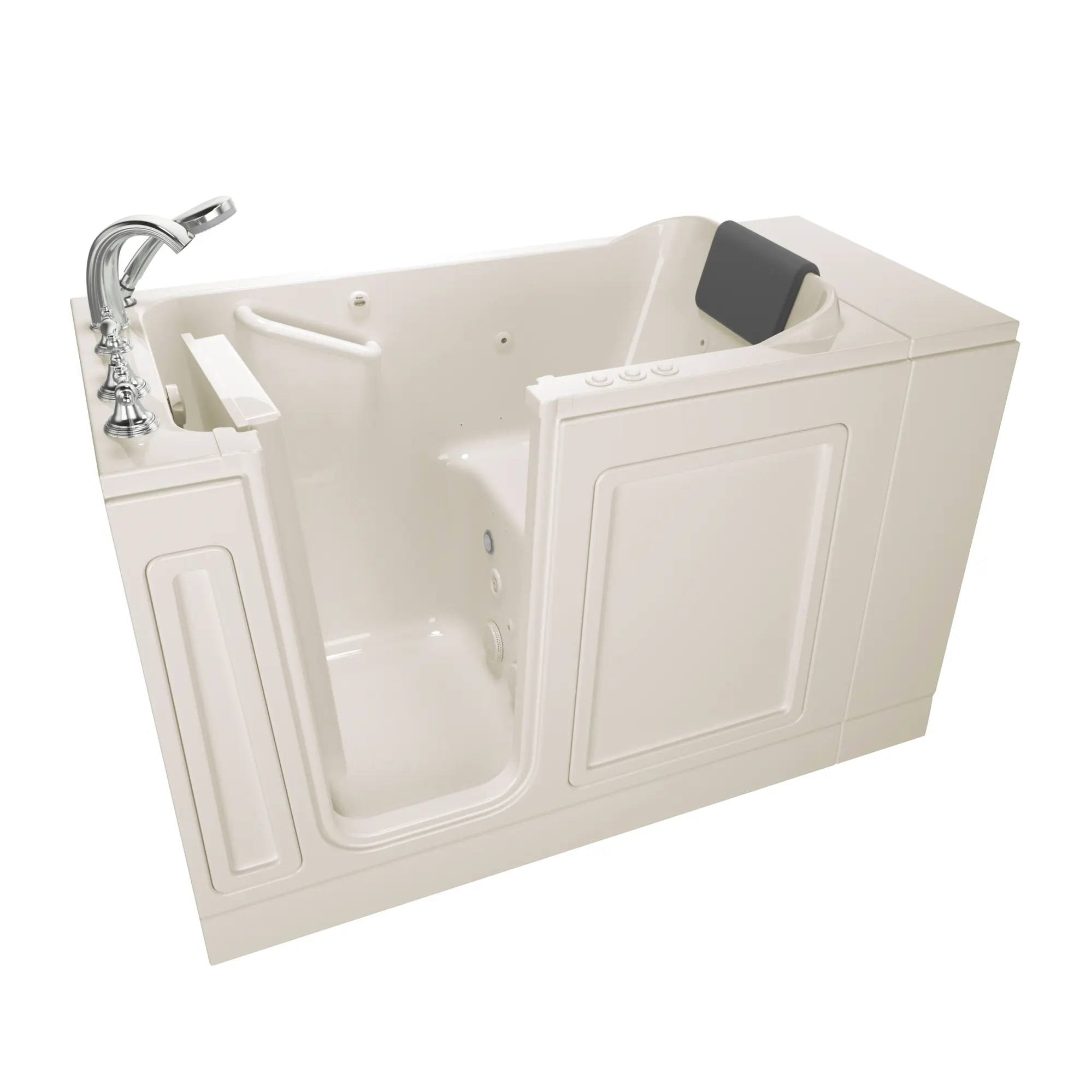 Acrylic Luxury Series 28 x 48-Inch Walk-in Tub With Combination Air Spa and Whirlpool Systems - Left-Hand Drain With Faucet - Image 7