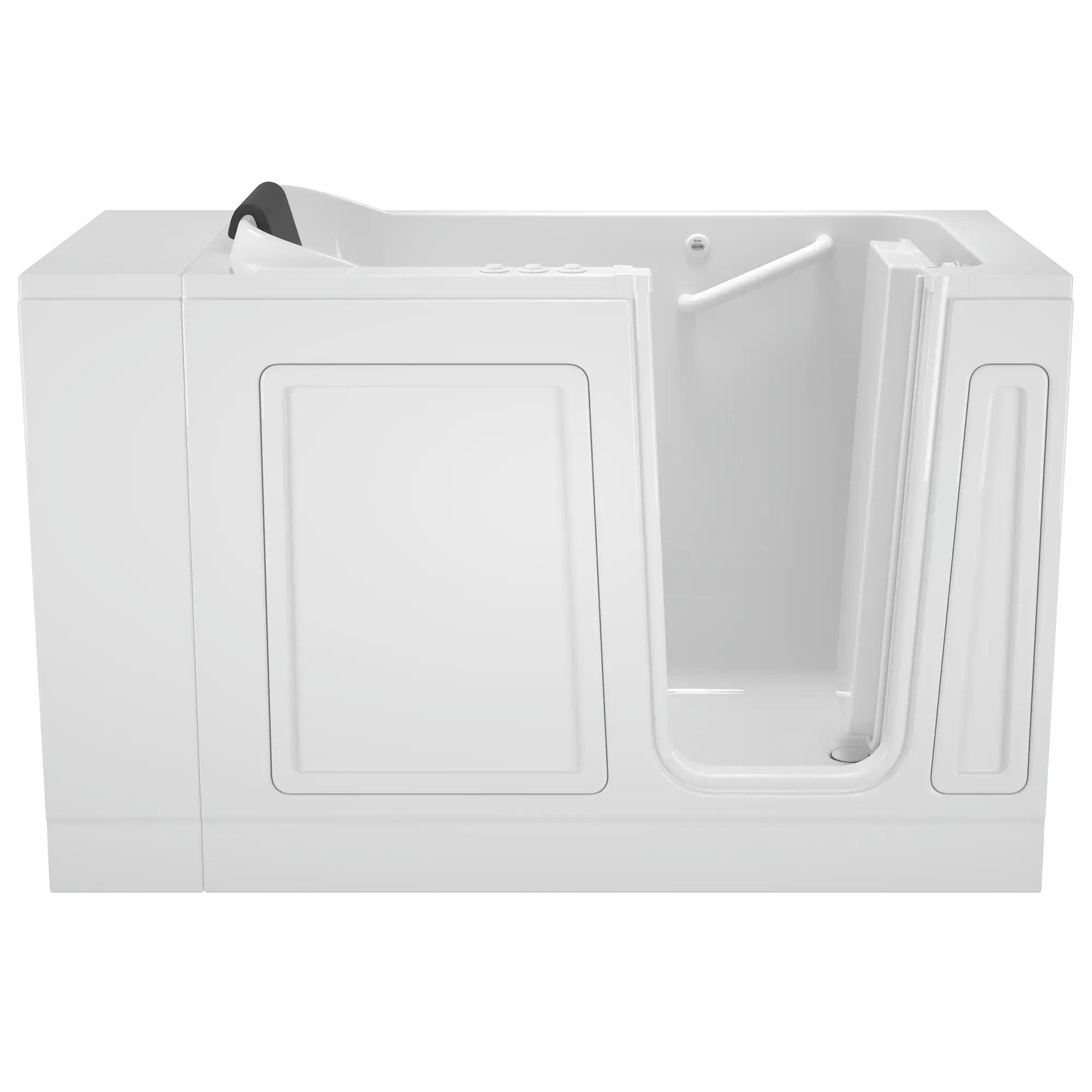 Acrylic Luxury Series 28 x 48-Inch Walk-in Tub With Combination Air Spa and Whirlpool Systems - Right-Hand Drain - Image 2