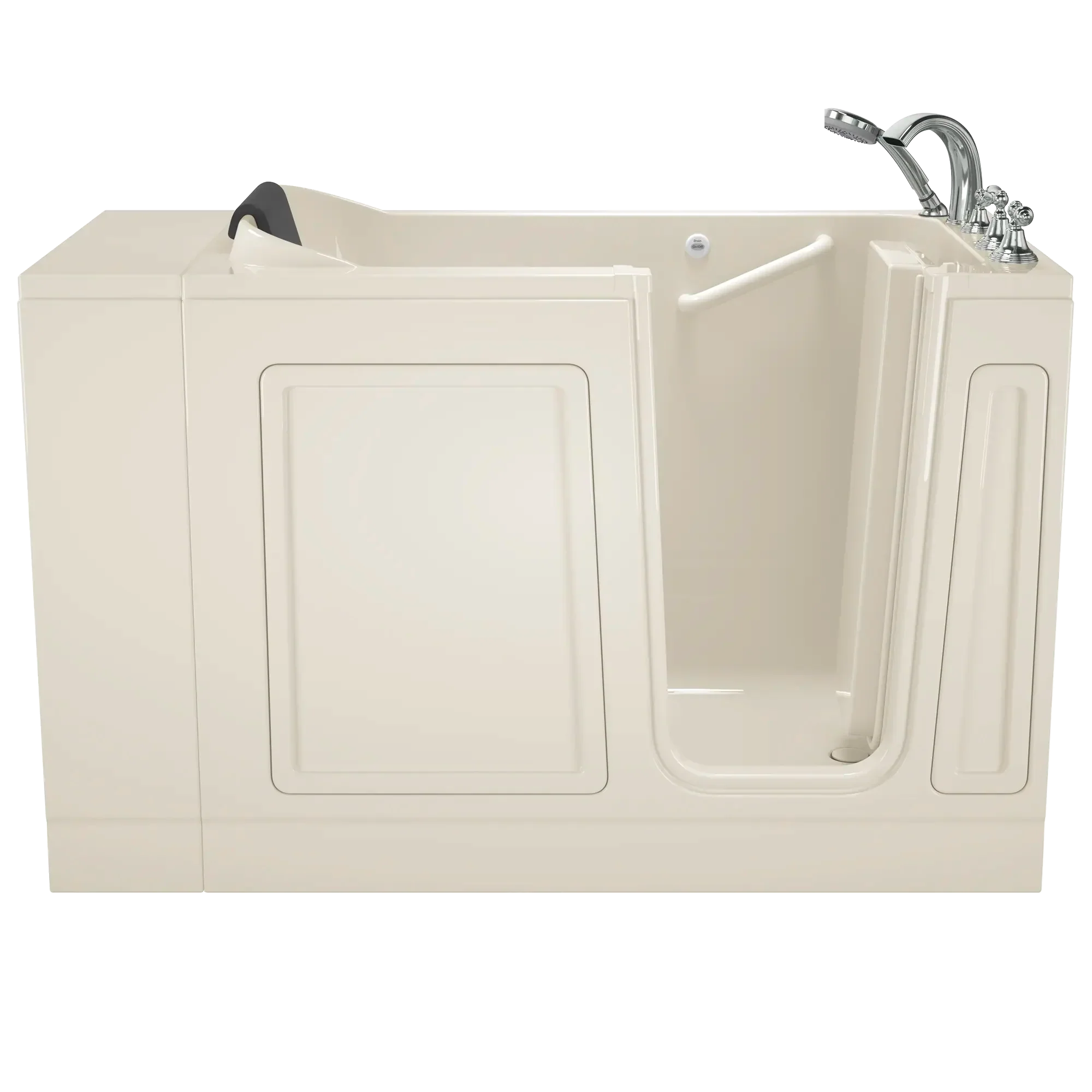 Acrylic Luxury Series 28 x 48-Inch Walk-in Tub With Soaker System - Right-Hand Drain With Faucet
