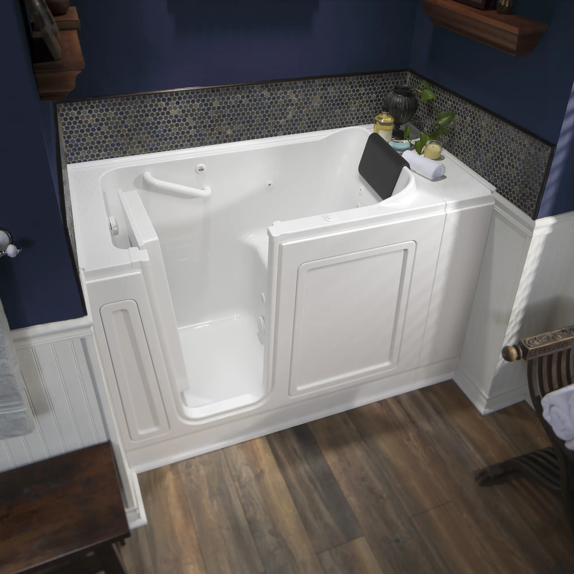 Acrylic Luxury Series 28 x 48-Inch Walk-in Tub With Whirlpool System - Left-Hand Drain - Image 12