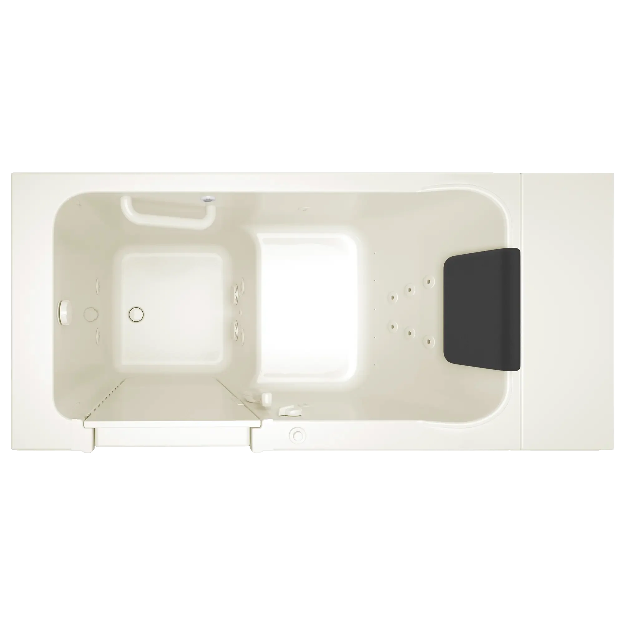 Acrylic Luxury Series 28 x 48-Inch Walk-in Tub With Whirlpool System - Left-Hand Drain - Image 6