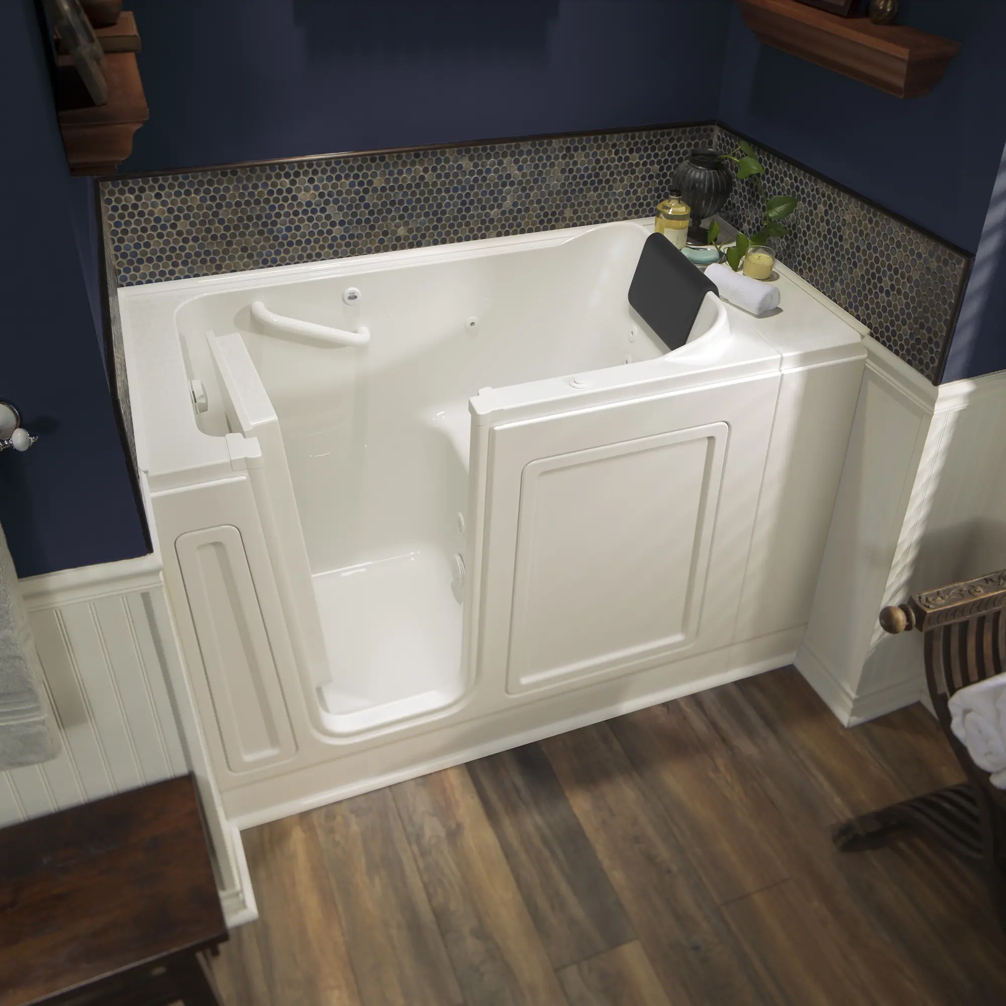 Acrylic Luxury Series 28 x 48-Inch Walk-in Tub With Whirlpool System - Left-Hand Drain - Image 7