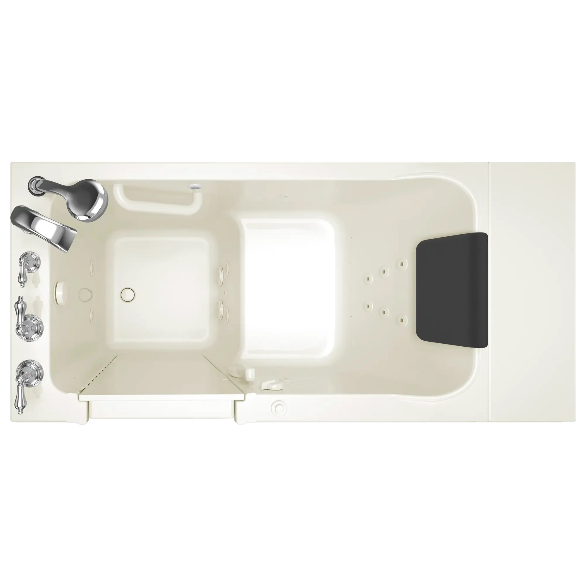Acrylic Luxury Series 28 x 48-Inch Walk-in Tub With Whirlpool System - Left-Hand Drain With Faucet - Image 2