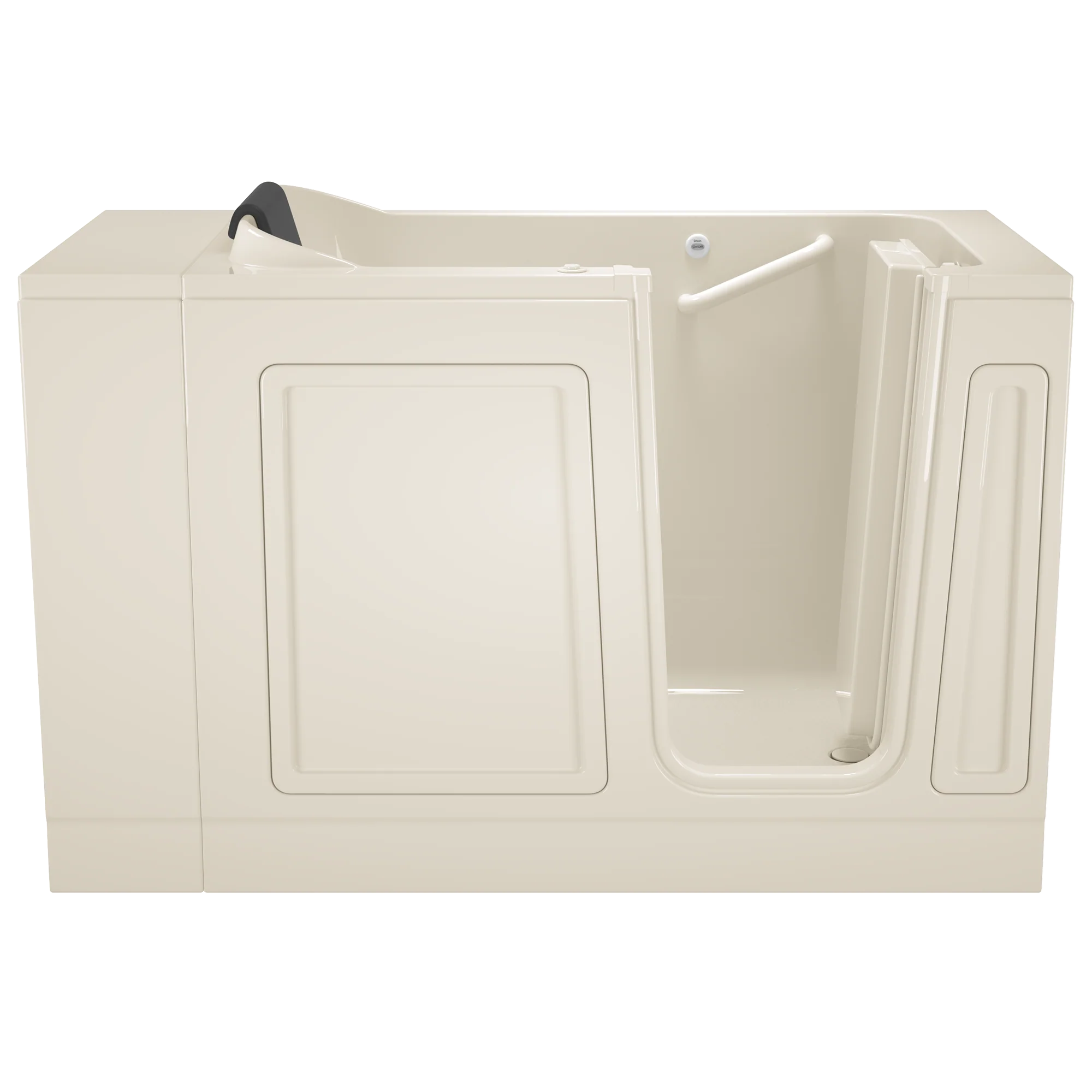 Acrylic Luxury Series 28 x 48-Inch Walk-in Tub With Whirlpool System - Right-Hand Drain