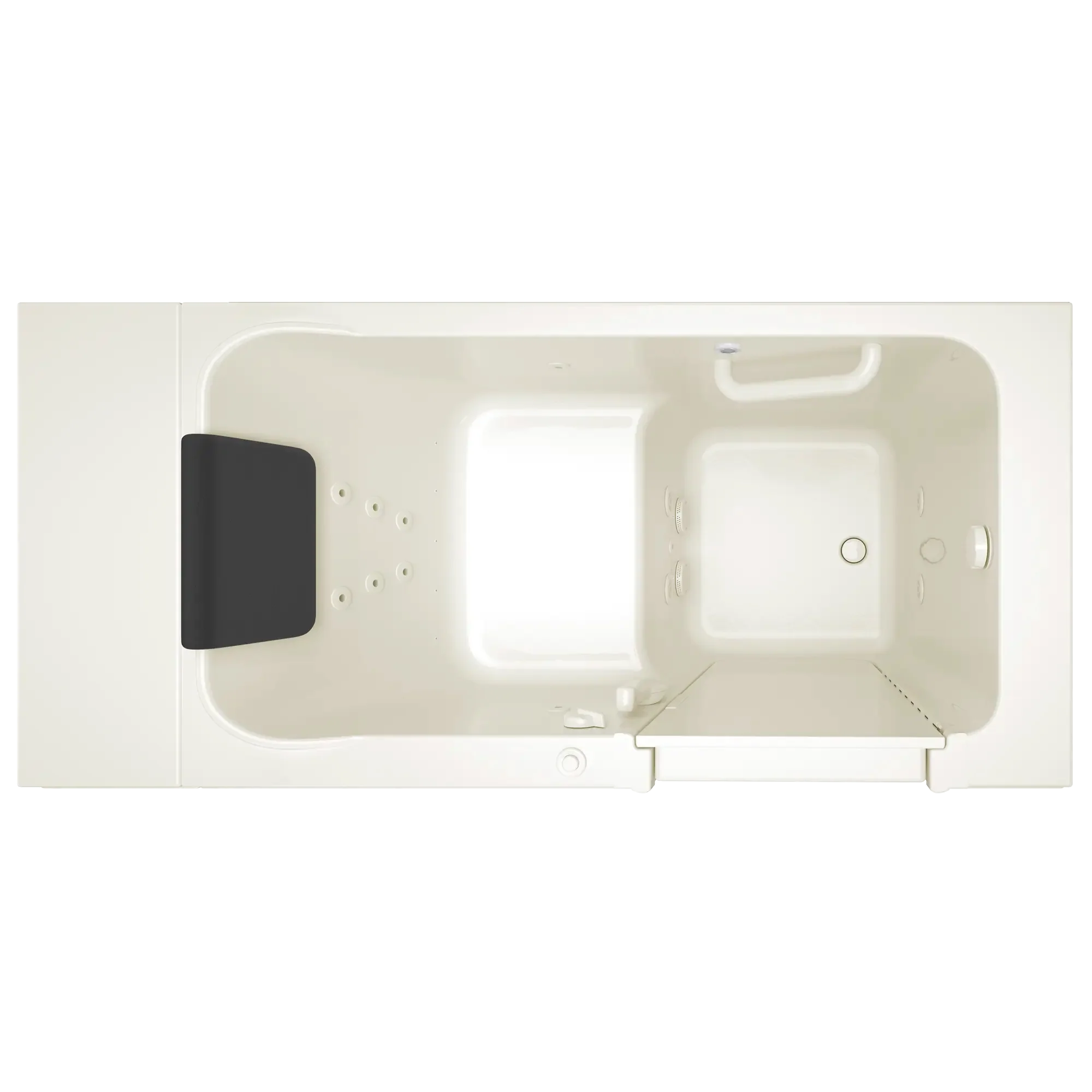Acrylic Luxury Series 28 x 48-Inch Walk-in Tub With Whirlpool System - Right-Hand Drain - Image 6