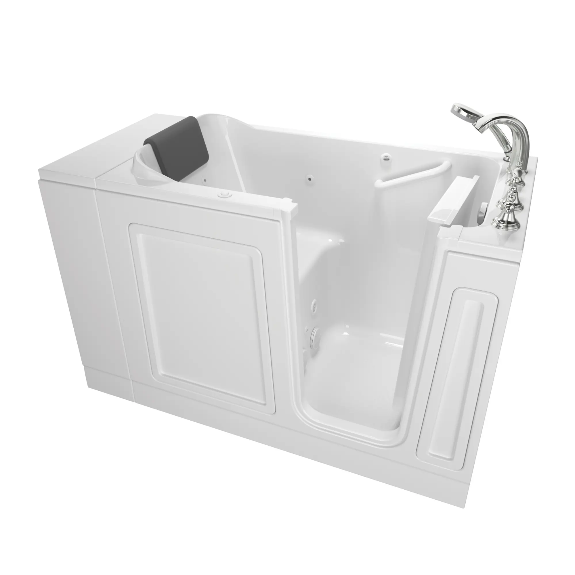 Acrylic Luxury Series 28 x 48-Inch Walk-in Tub With Whirlpool System - Right-Hand Drain With Faucet - Image 12