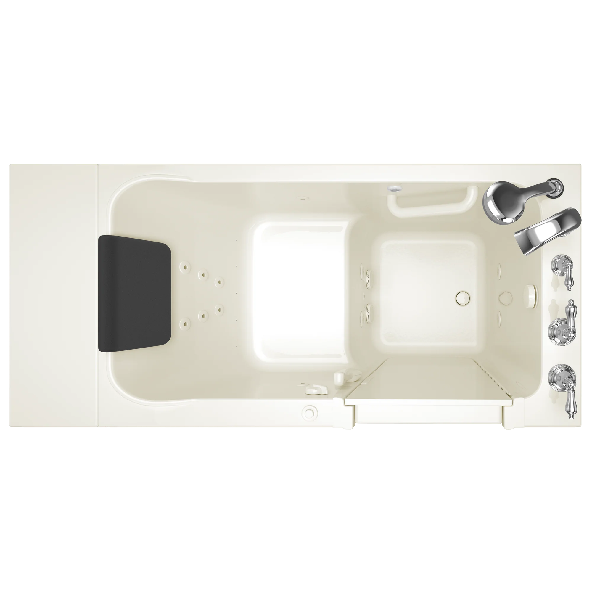 Acrylic Luxury Series 28 x 48-Inch Walk-in Tub With Whirlpool System - Right-Hand Drain With Faucet - Image 6