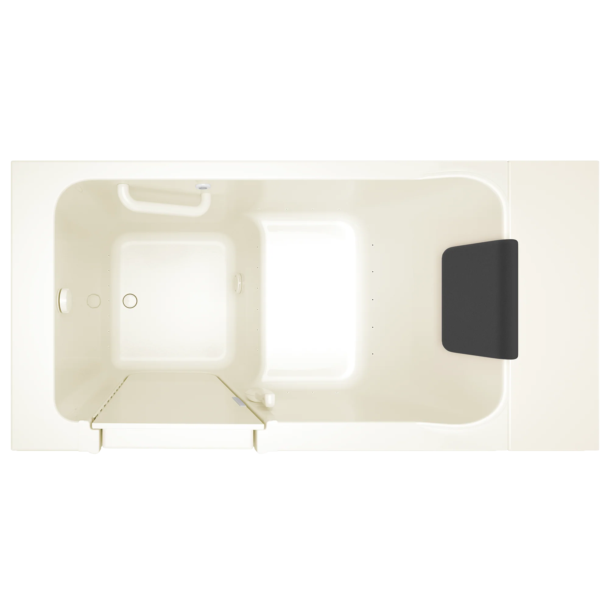 Acrylic Luxury Series 30 x 51 -Inch Walk-in Tub With Air Spa System - Left-Hand Drain