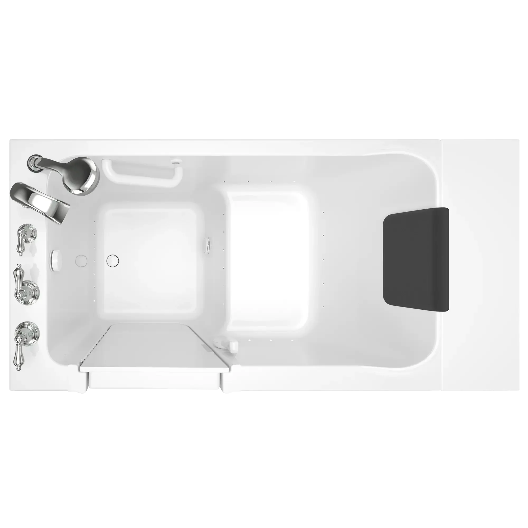 Acrylic Luxury Series 30 x 51 -Inch Walk-in Tub With Air Spa System - Left-Hand Drain With Faucet - Image 14