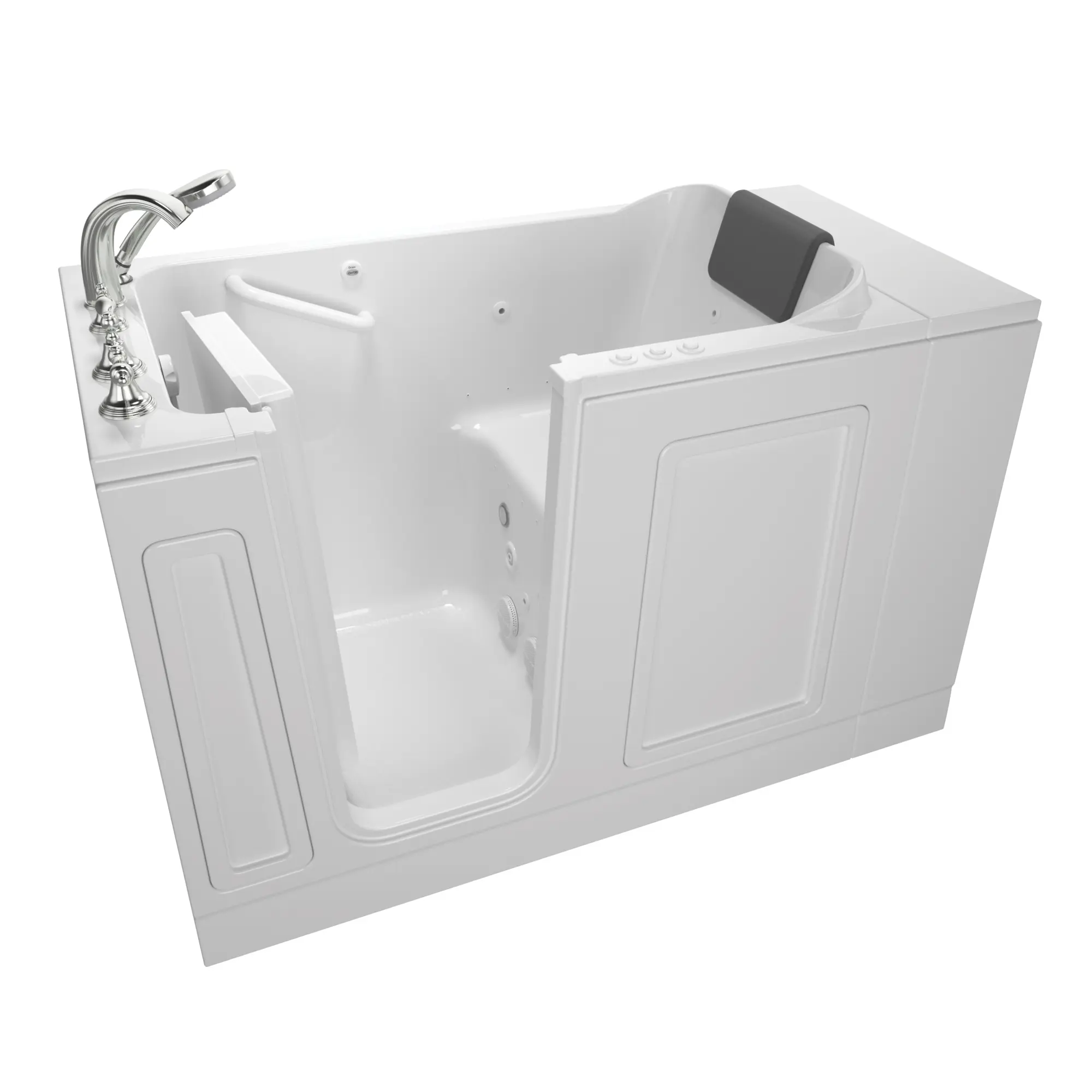 Acrylic Luxury Series 30 x 51 -Inch Walk-in Tub With Combination Air Spa and Whirlpool Systems - Left-Hand Drain With Faucet - Image 15