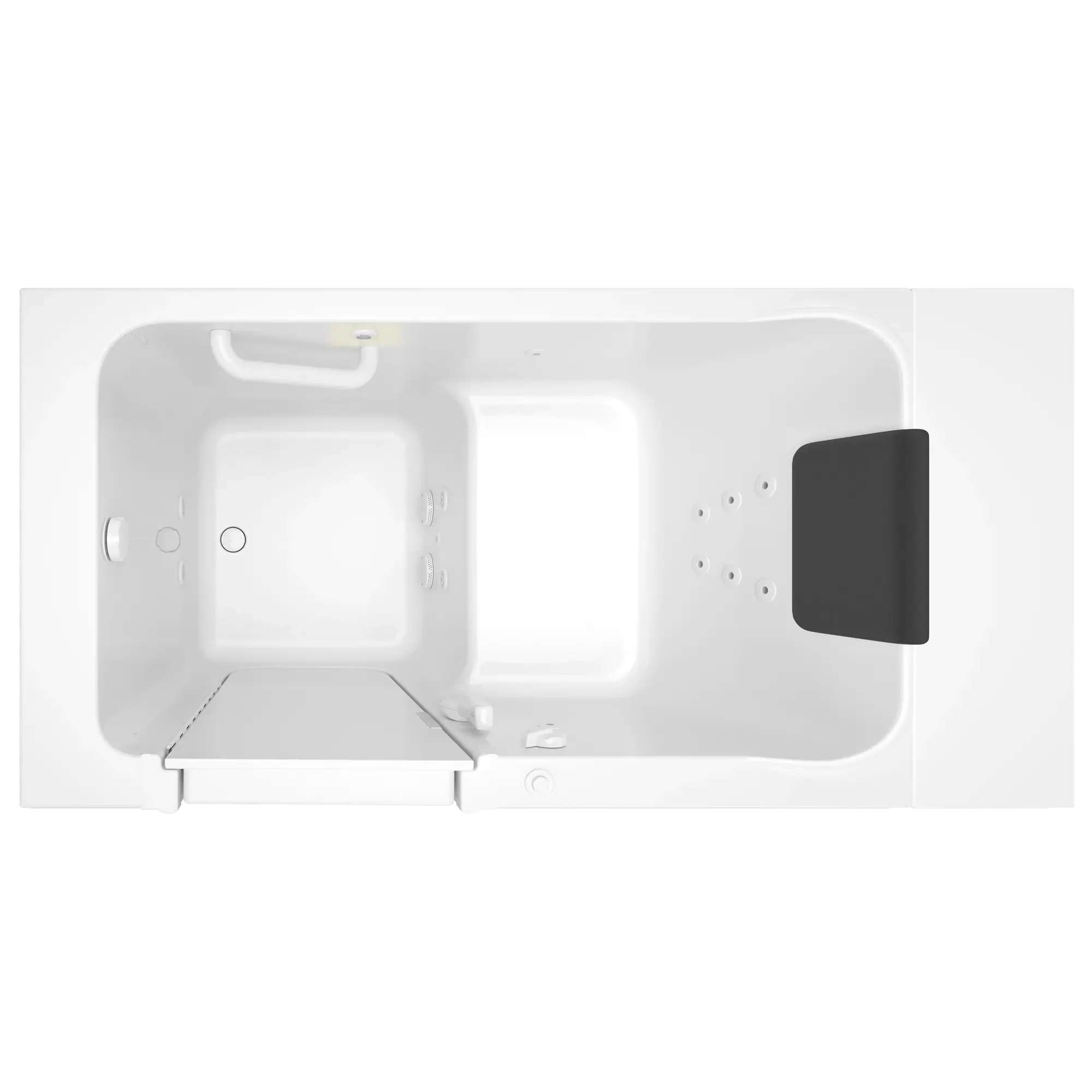 Acrylic Luxury Series 30 x 51 -Inch Walk-in Tub With Whirlpool System - Left-Hand Drain - Image 7