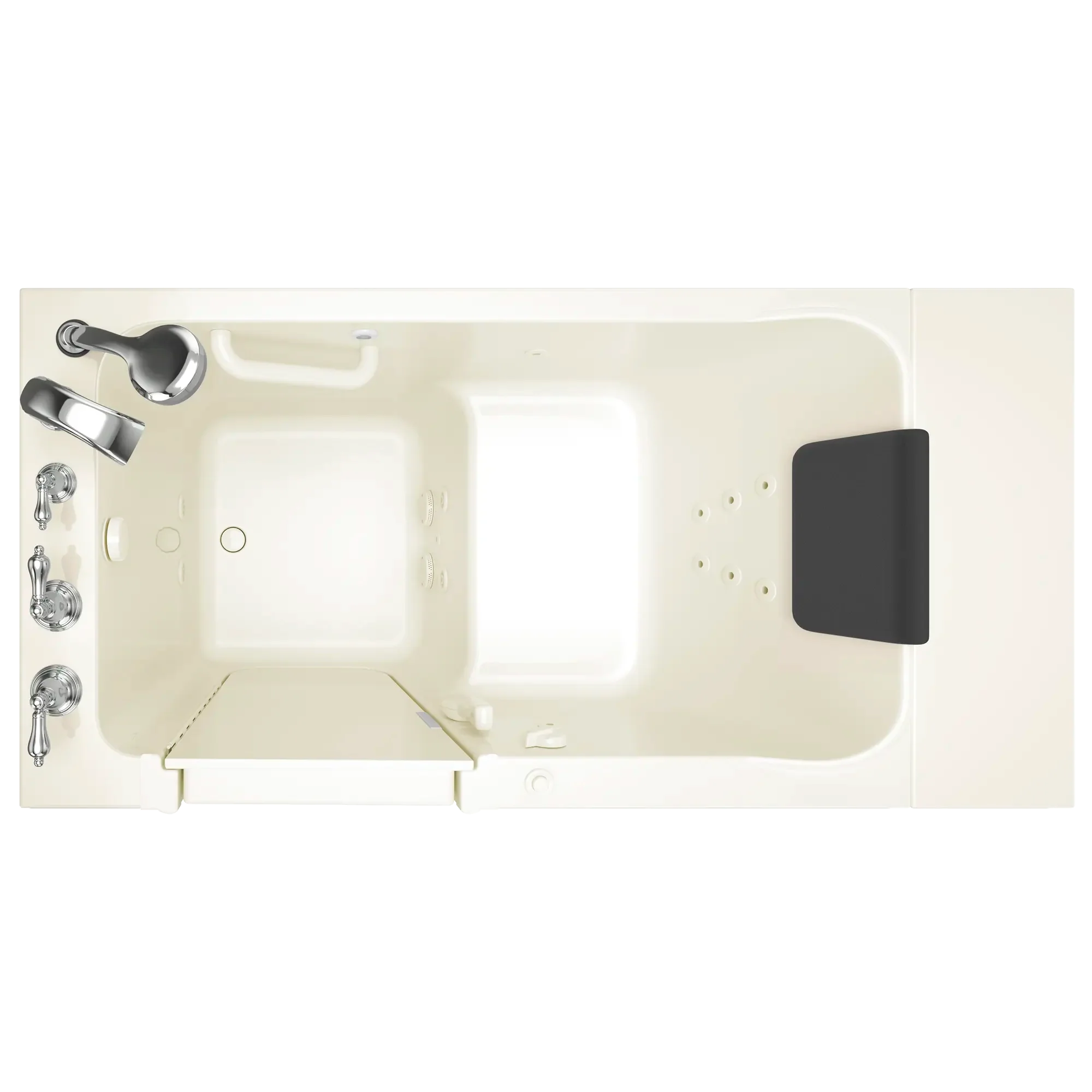 Acrylic Luxury Series 30 x 51 -Inch Walk-in Tub With Whirlpool System - Left-Hand Drain With Faucet - Image 7