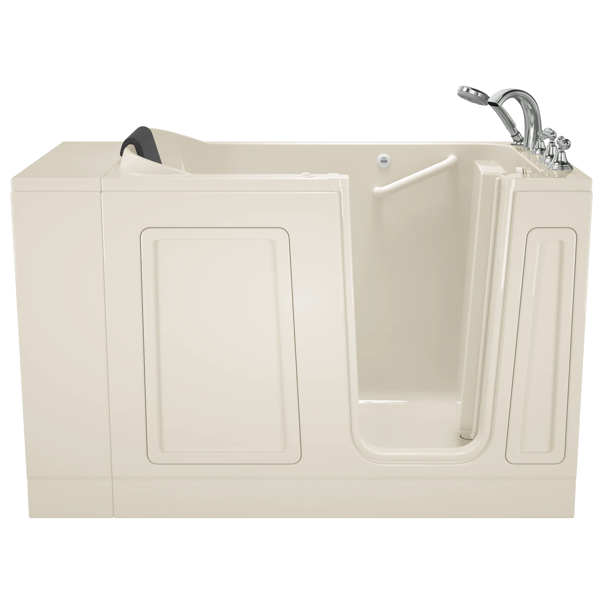 Acrylic Luxury Series 30 x 51 -Inch Walk-in Tub With Whirlpool System - Right-Hand Drain With Faucet