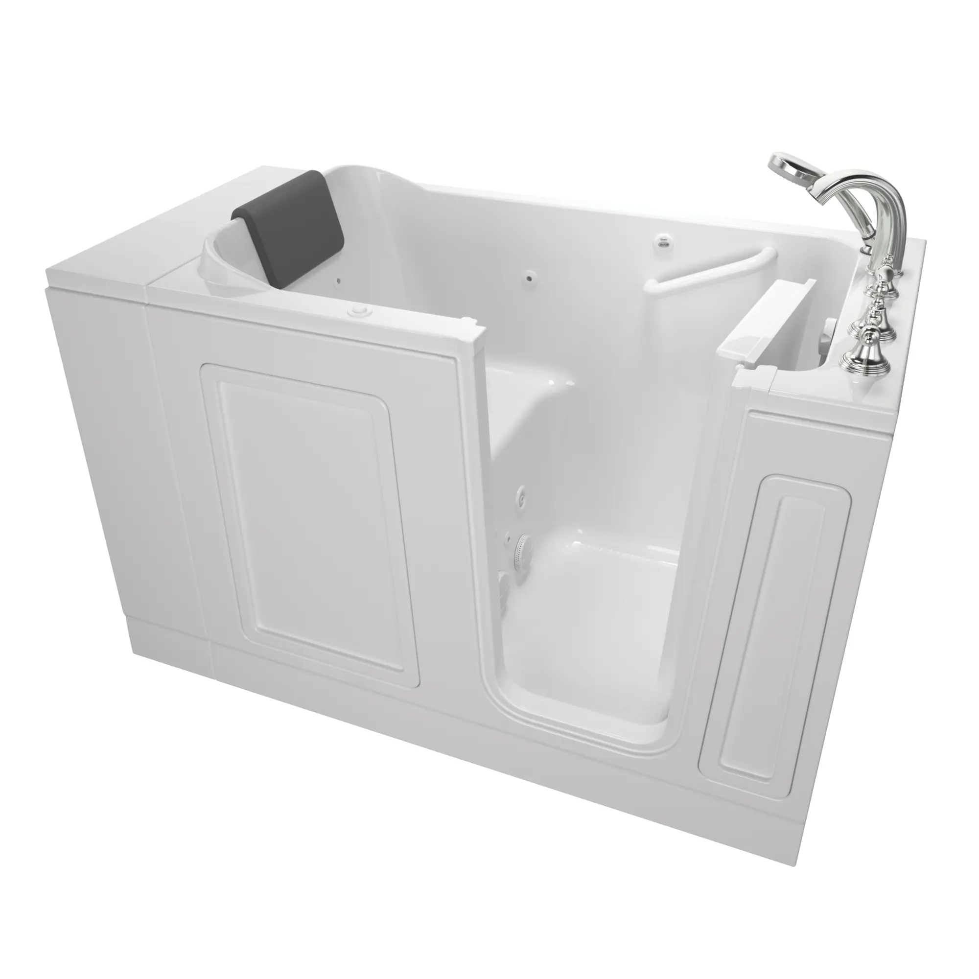 Acrylic Luxury Series 30 x 51 -Inch Walk-in Tub With Whirlpool System - Right-Hand Drain With Faucet - Image 14