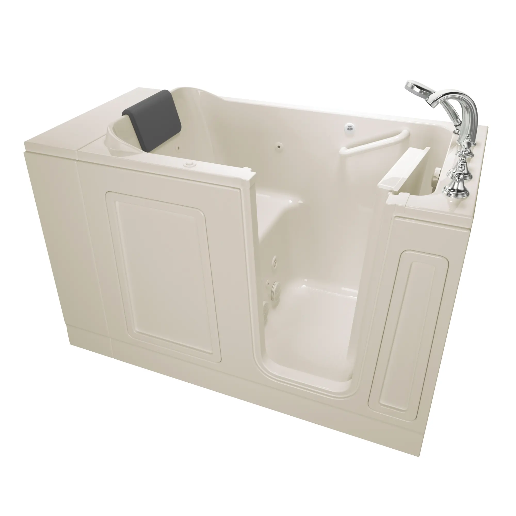 Acrylic Luxury Series 30 x 51 -Inch Walk-in Tub With Whirlpool System - Right-Hand Drain With Faucet - Image 7