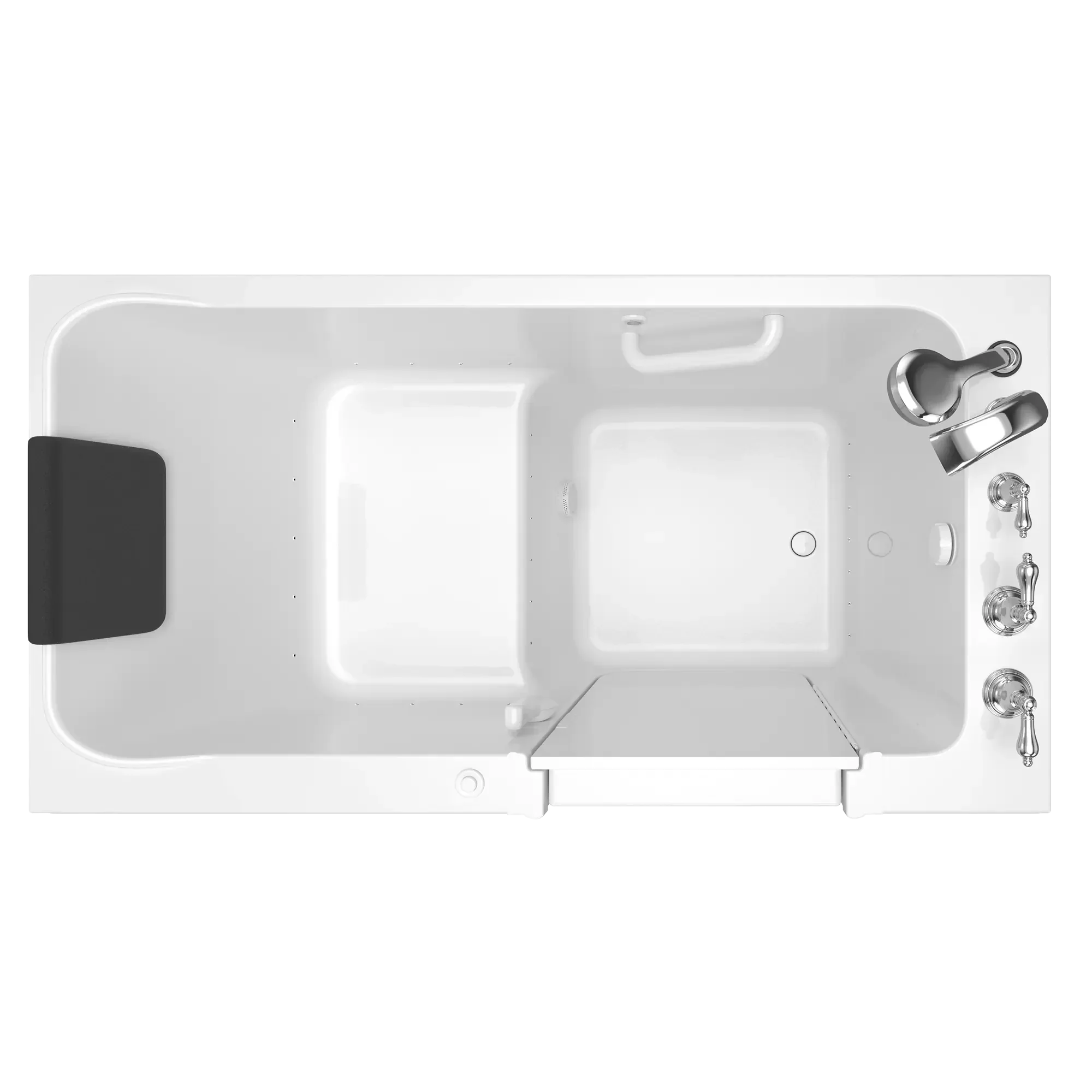 Acrylic Luxury Series 32 x 60 -Inch Walk-in Tub With Air Spa System - Right-Hand Drain With Faucet - Image 9