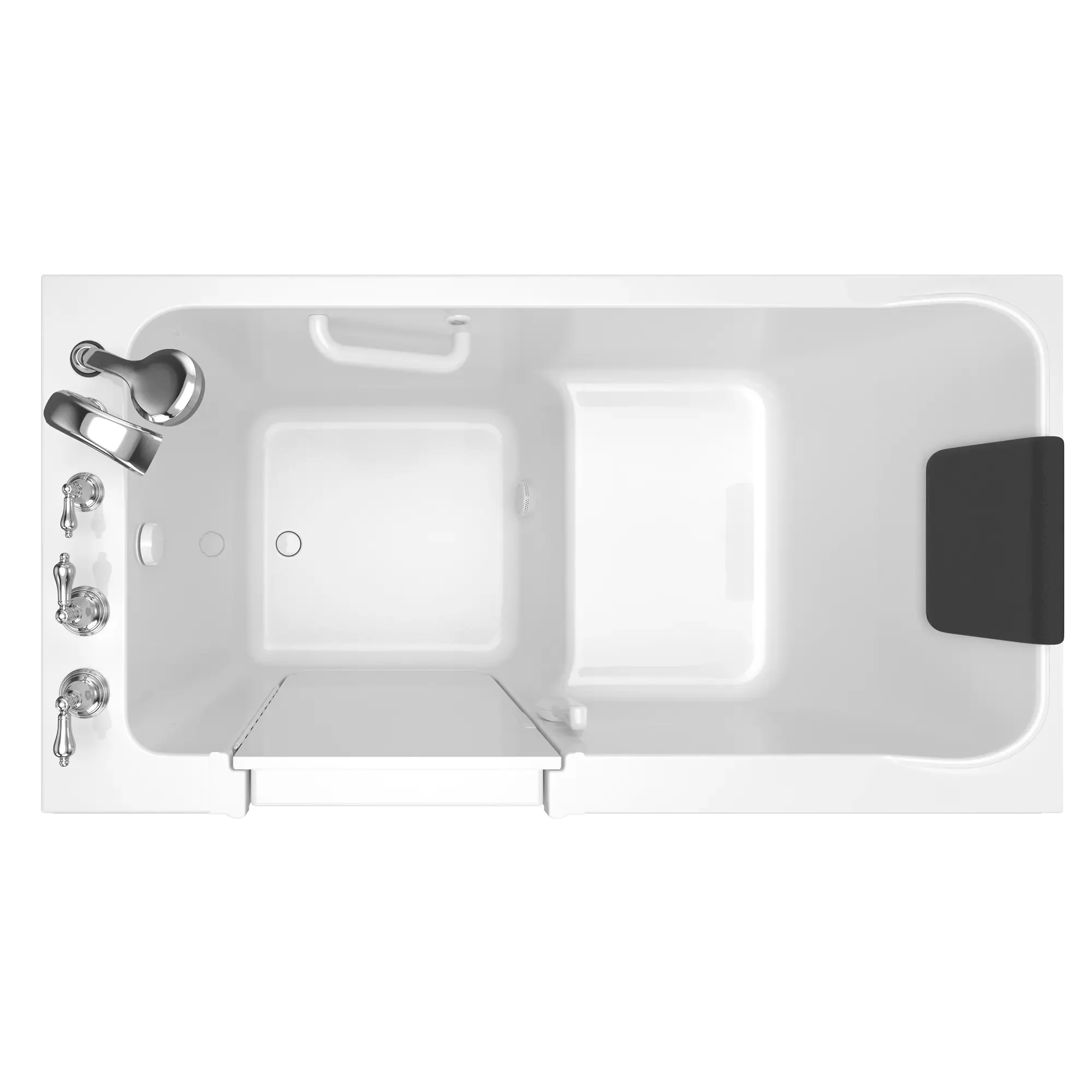 Acrylic Luxury Series 32 x 60 -Inch Walk-in Tub With Soaker System - Left-Hand Drain With Faucet - Image 3