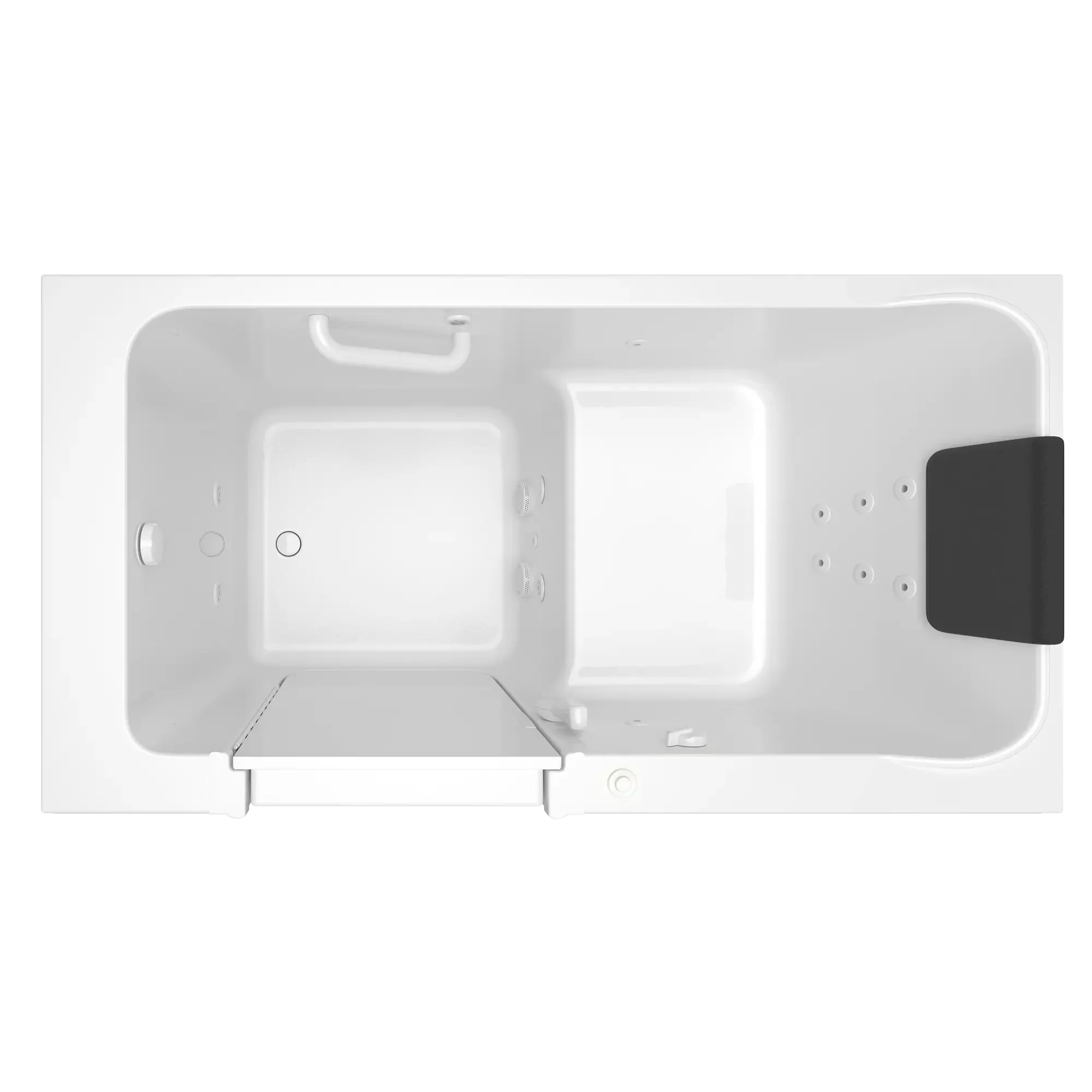 Acrylic Luxury Series 32 x 60 -Inch Walk-in Tub With Whirlpool System - Left-Hand Drain - Image 15