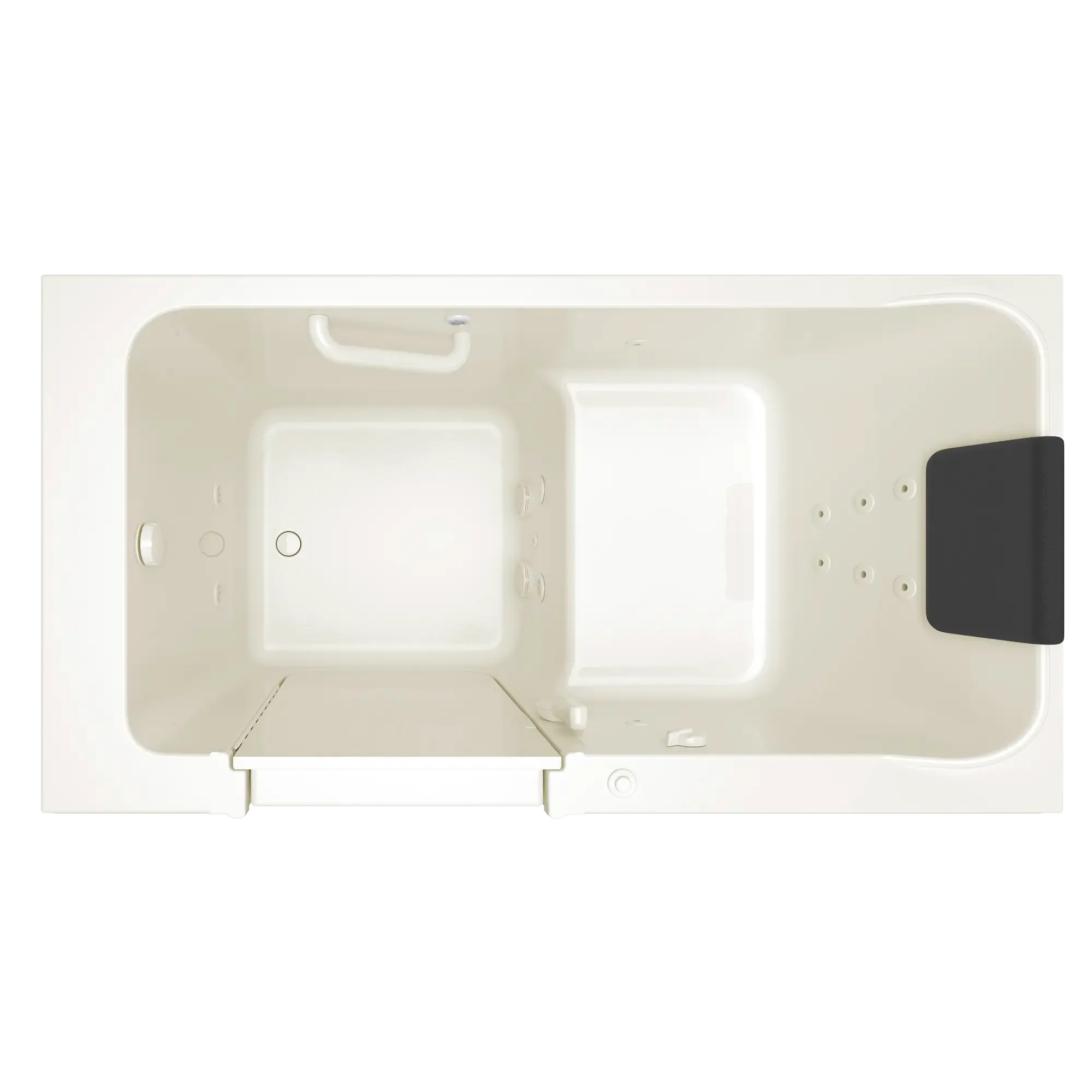 Acrylic Luxury Series 32 x 60 -Inch Walk-in Tub With Whirlpool System - Left-Hand Drain - Image 4