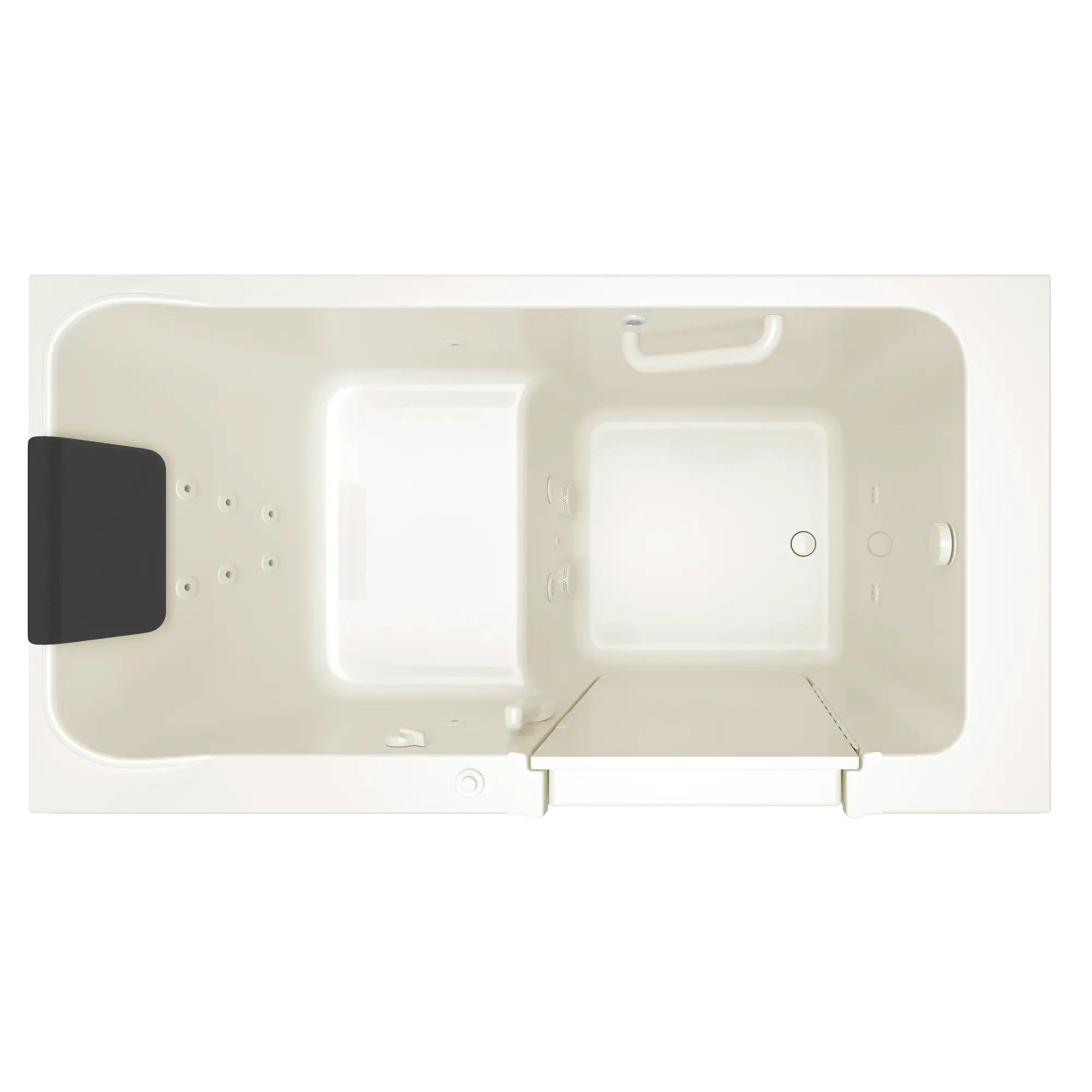 Acrylic Luxury Series 32 x 60 -Inch Walk-in Tub With Whirlpool System - Right-Hand Drain - Image 2