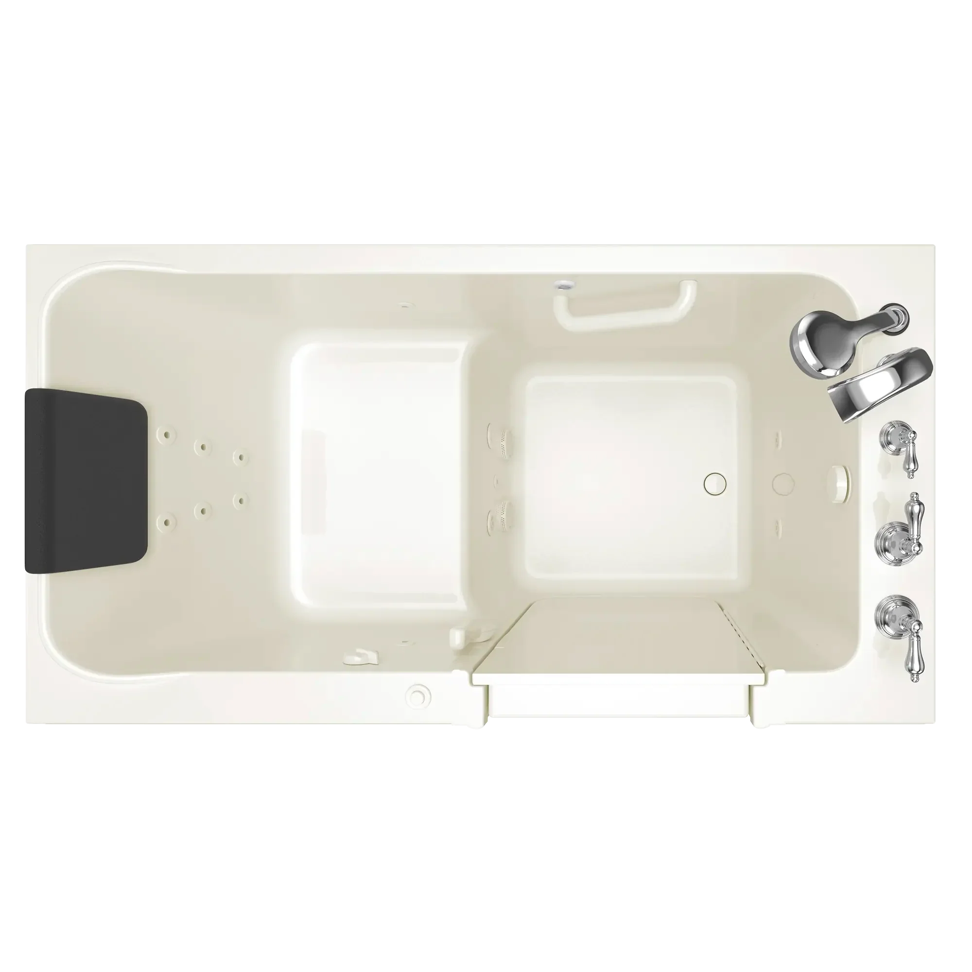 Acrylic Luxury Series 32 x 60 -Inch Walk-in Tub With Whirlpool System - Right-Hand Drain With Faucet - Image 9