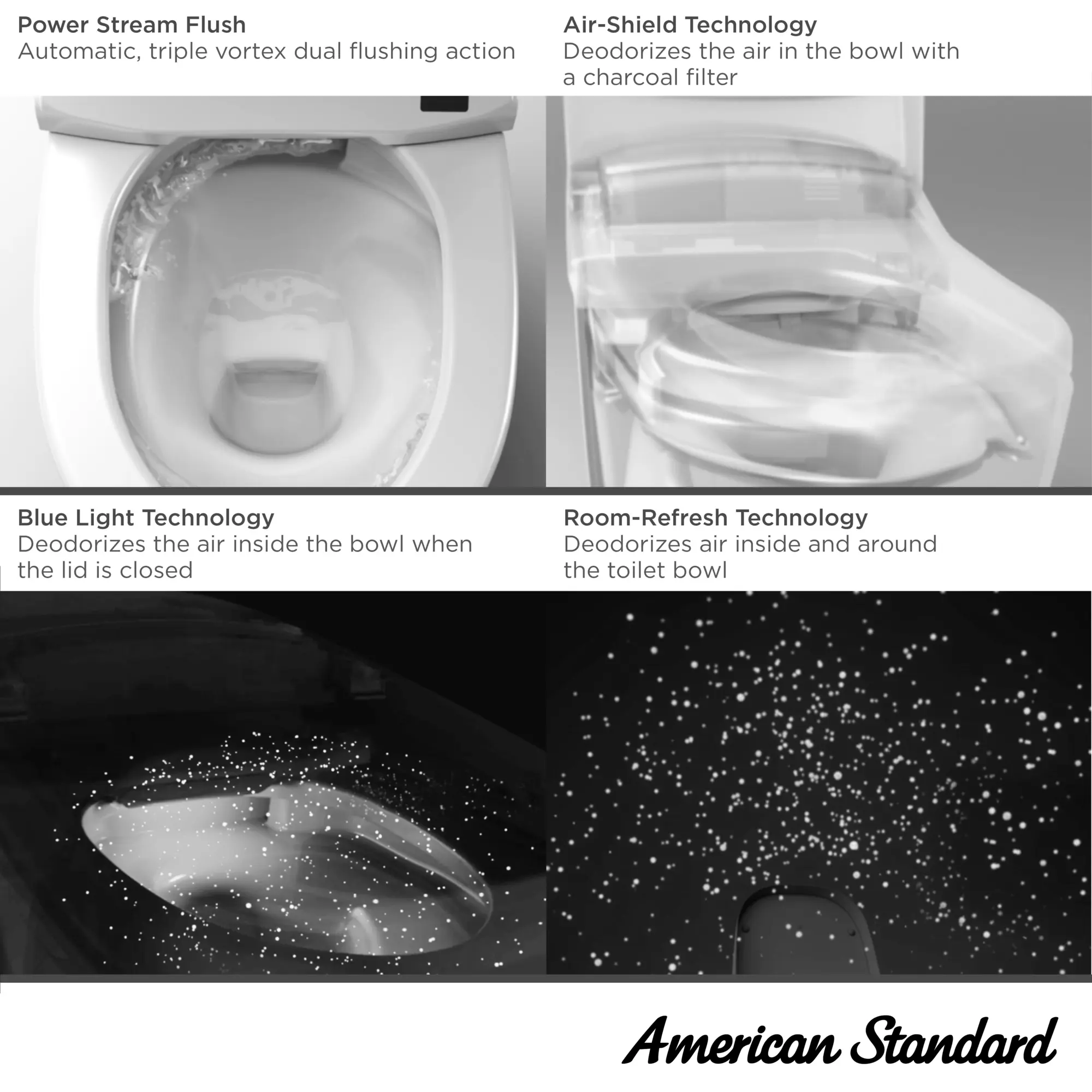 Advanced Clean® 100 1.32 gpf/4.9 Lpf and 0.92 gpf/3.4 Lpf SpaLet® Bidet Toilet - Image 30