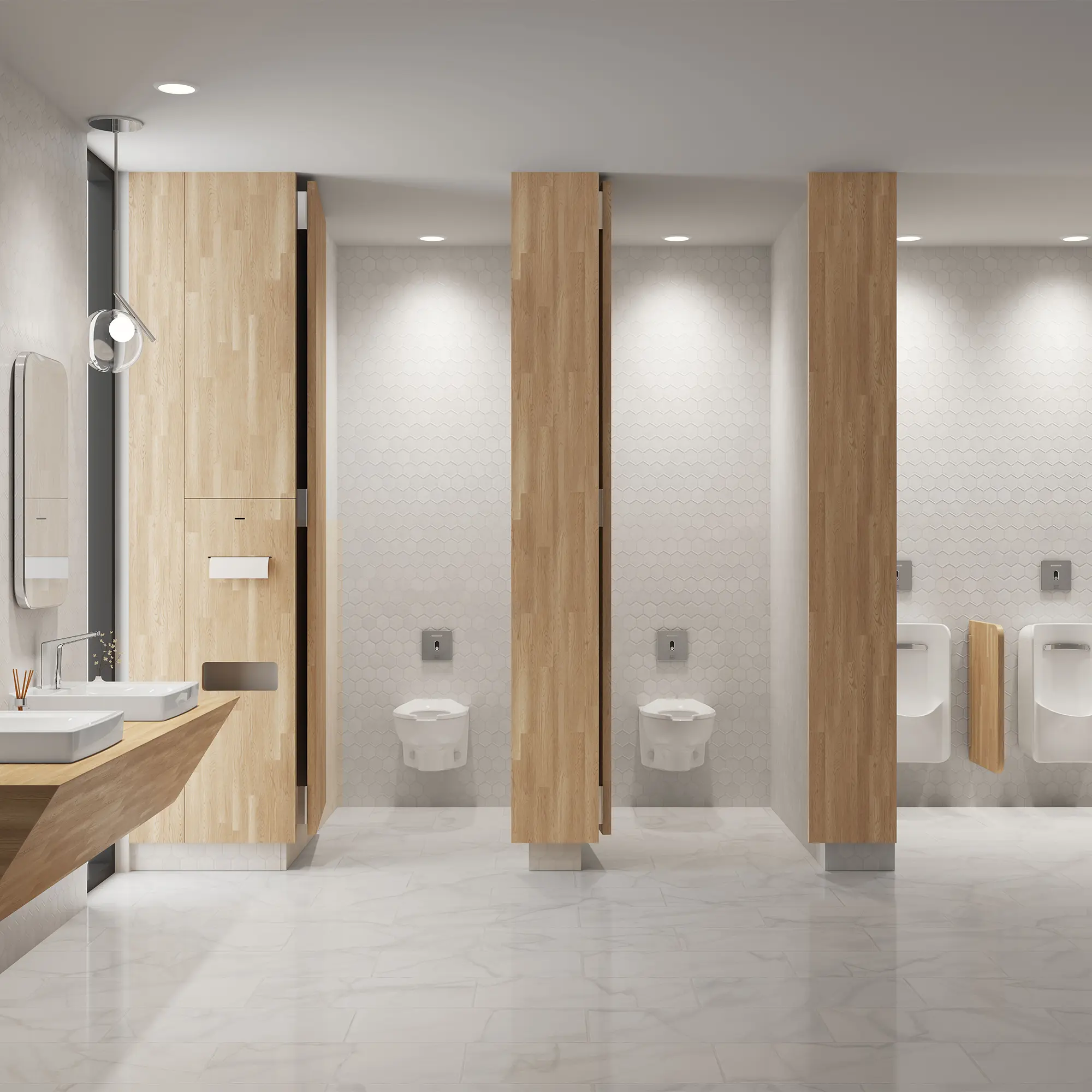 Afwall® Millennium® 1.0 - 1.6 gpf (3.8- 6.0 Lpf) Wall-Hung EverClean® Bowl Less Seat - Image 5