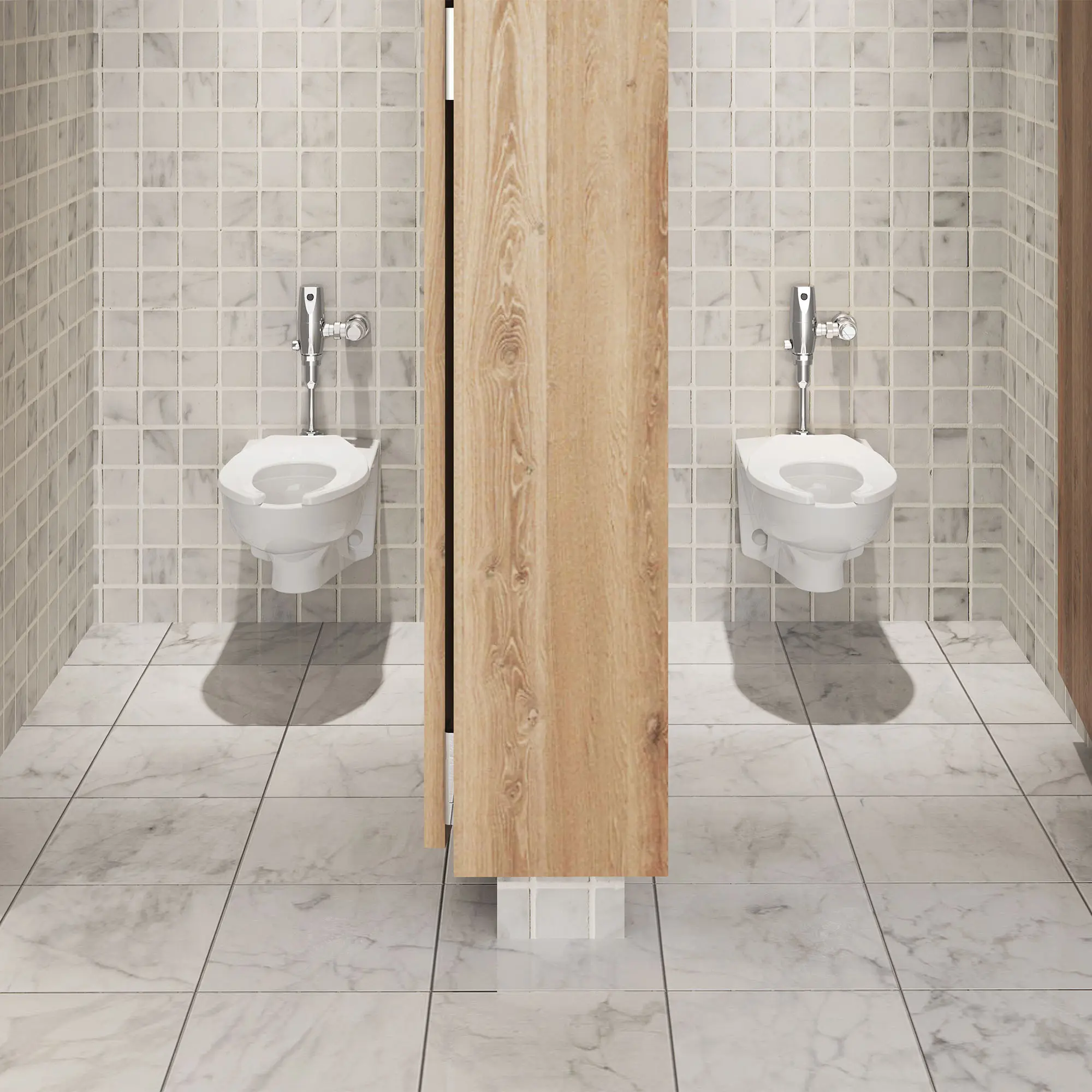 Afwall® Millennium® 1.0 - 1.6 gpf (3.8- 6.0 Lpf) Wall-Hung EverClean® Bowl Less Seat - Image 6