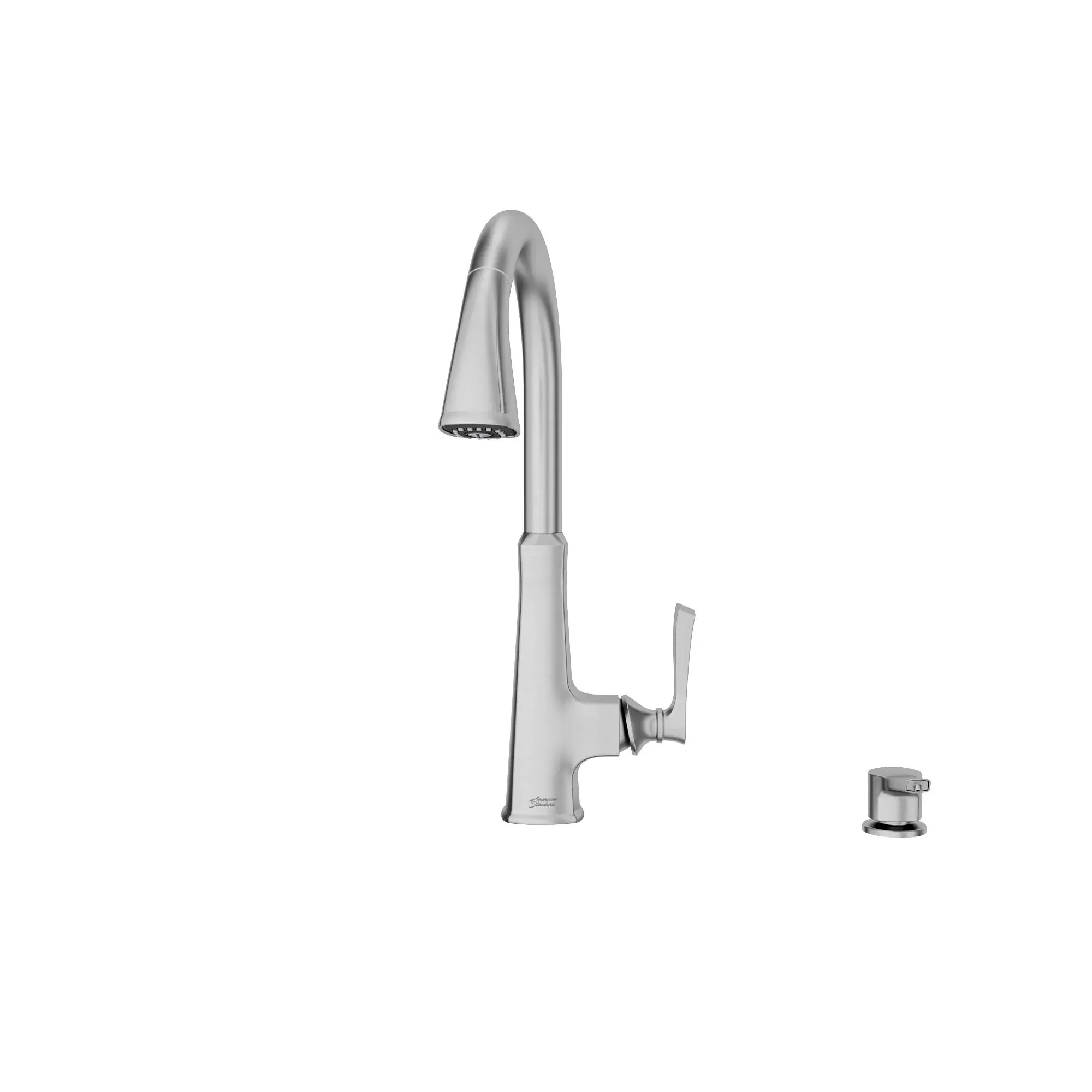 American Standard Kaleta High-Spout Pull-Down Kitchen Faucet with Soap Dispenser - Image 2