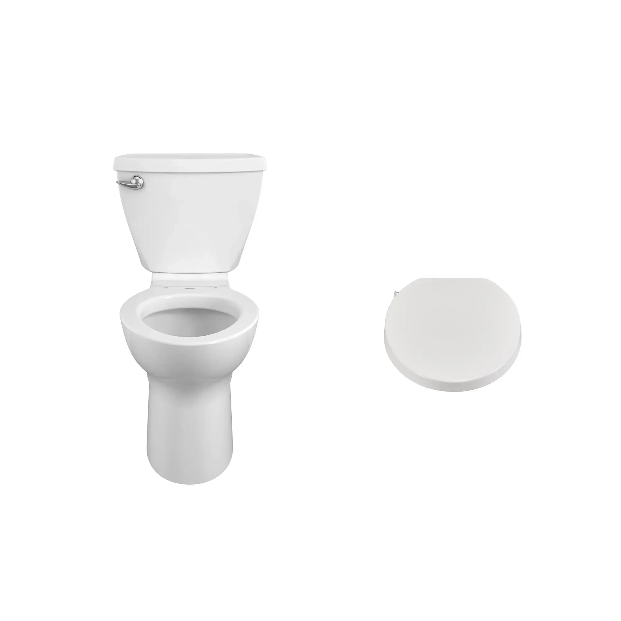 AquaWash® 1.0 Manual Bidet Seat and Cadet 3® Chair Height Elongated 1.28gpfF Toilet Combo - Image 6