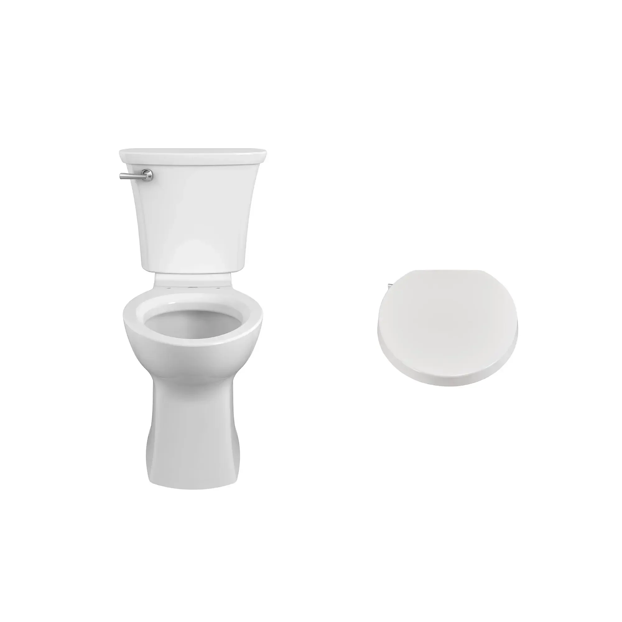 AquaWash® 1.0 SpaLet® Bidet Seat and Edgemere® Chair Height Elongated 1.28 gpf/4.8 Lpf Toilet Combo - Image 6