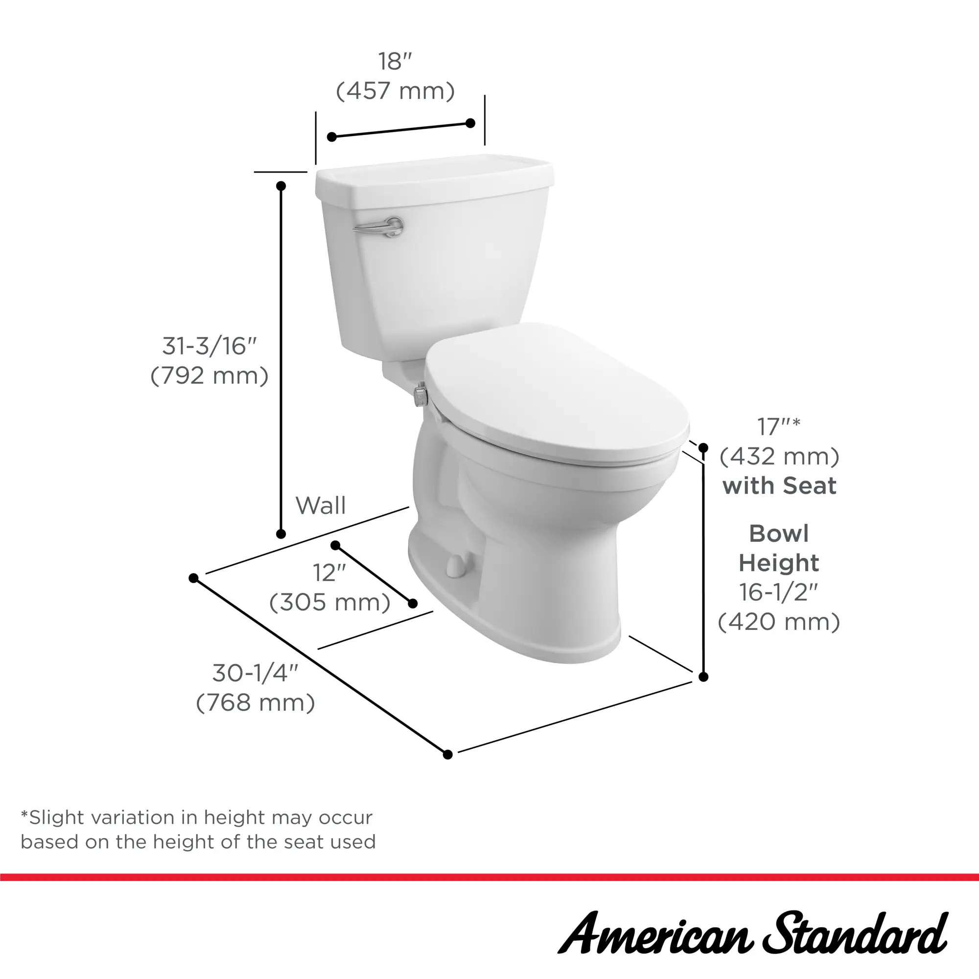 AquaWash® 2.0 SpaLet® Bidet Seat and Titan Chair Height Elongated 1.6 gpf/6.0 Lpf Toilet Combo - Image 17