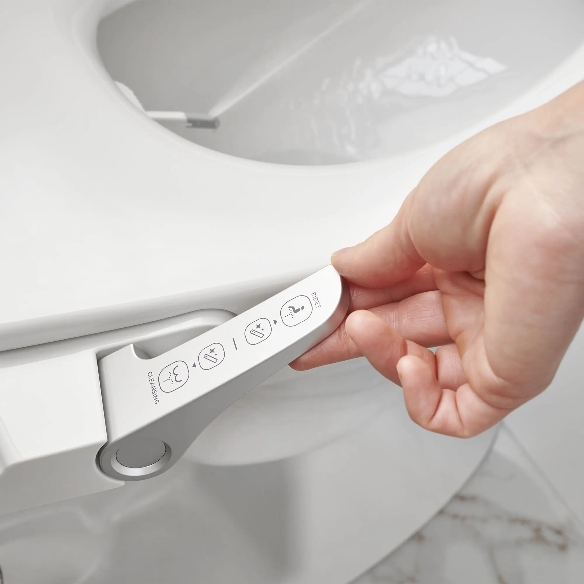 AquaWash® Slim Non-Electric SpaLet® Bidet Seat With Manual Operation - Image 20