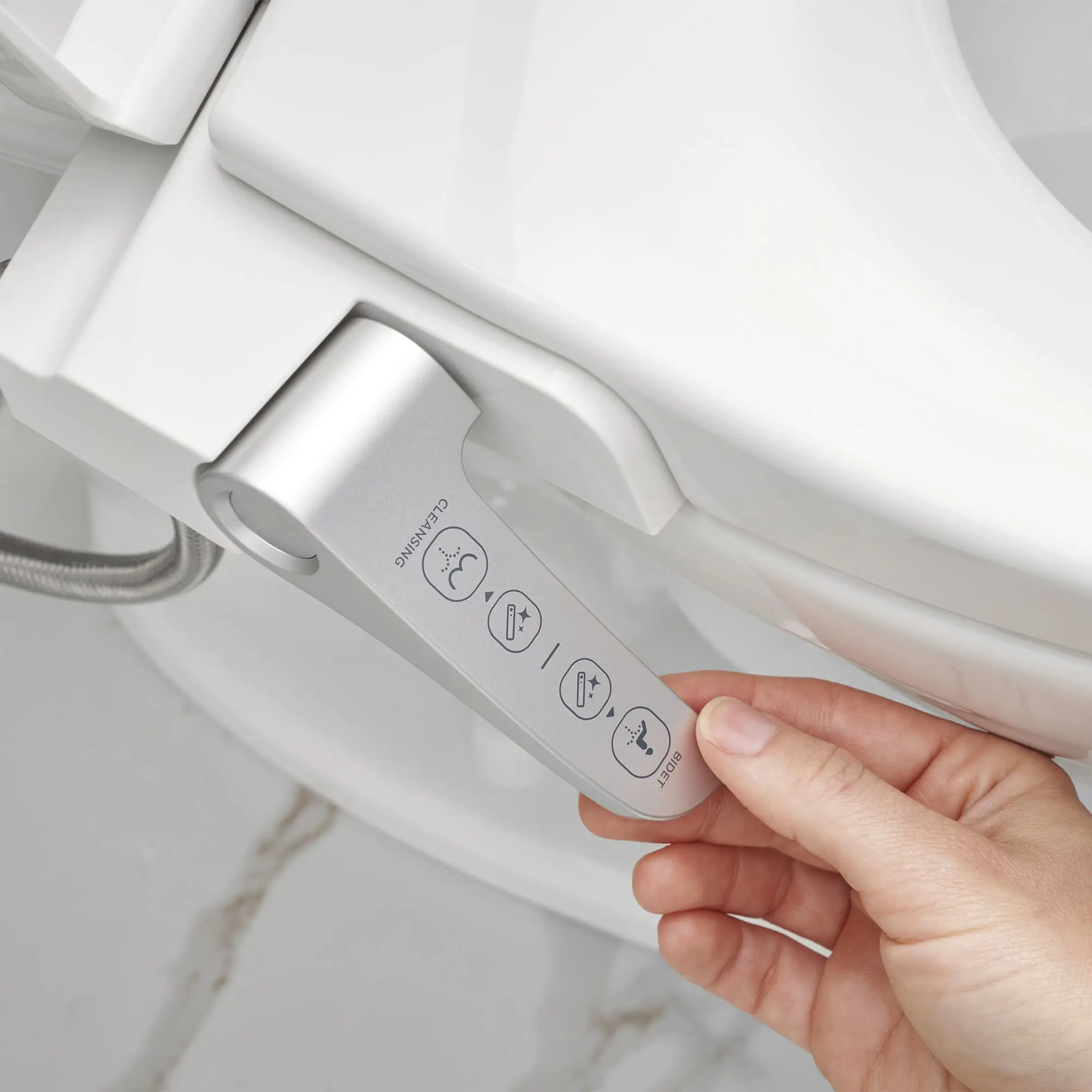 AquaWash® Slim Non-Electric SpaLet® Bidet Seat With Manual Operation - Image 21