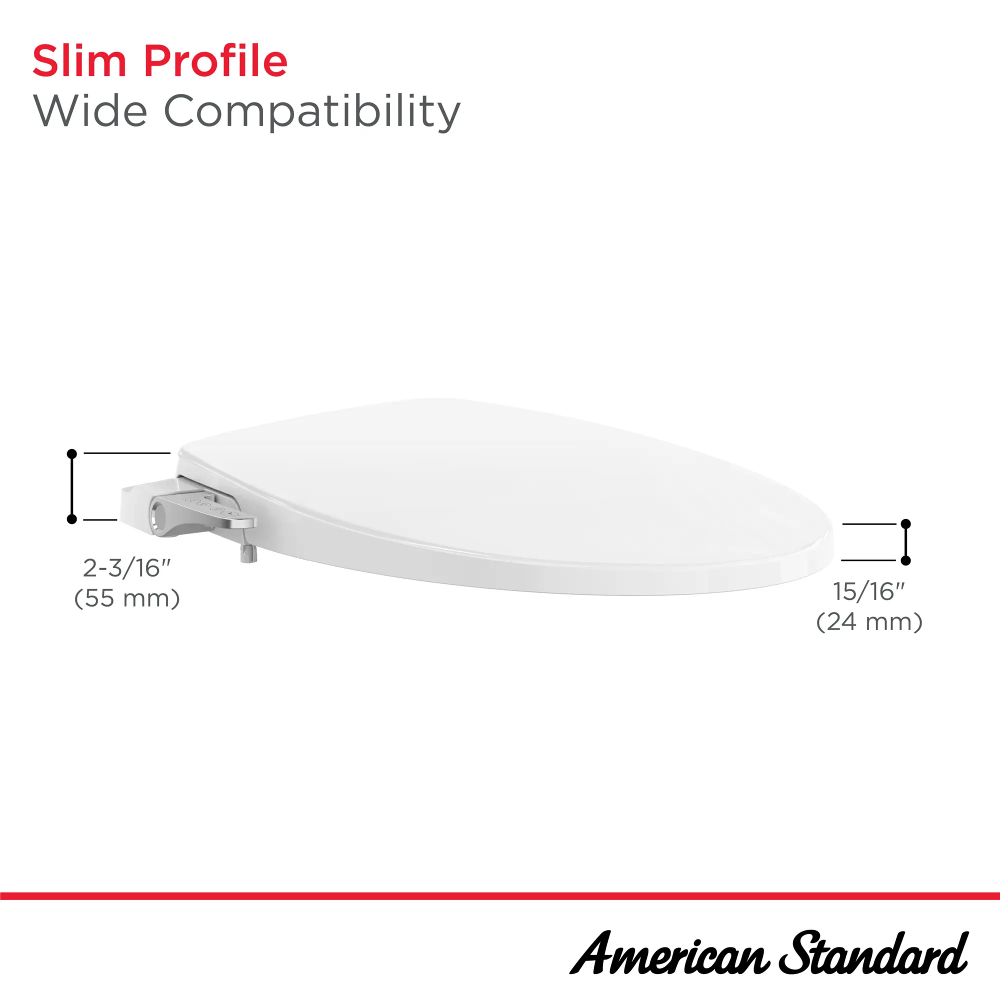 AquaWash® Slim Non-Electric SpaLet® Bidet Seat With Manual Operation - Image 30