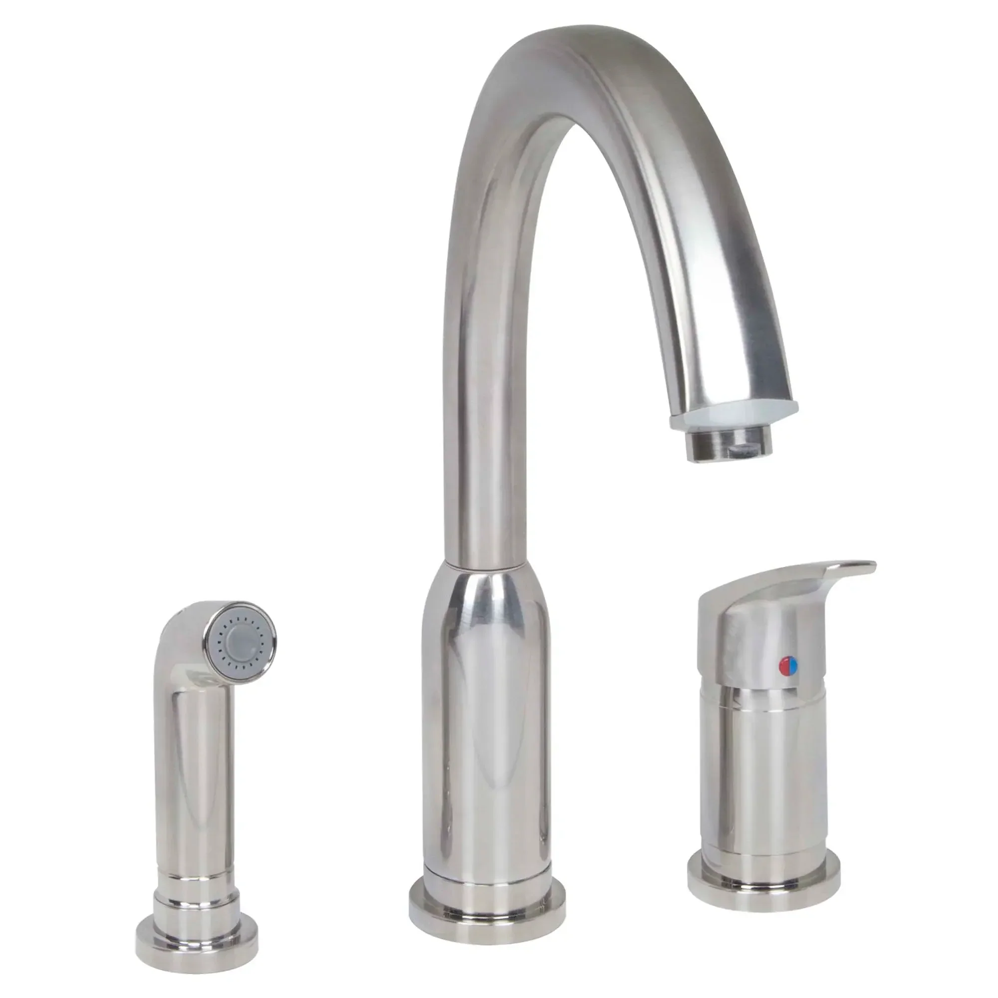 Arch Single Handle High Arc Kitchen Faucet with Side Spray - Image 21
