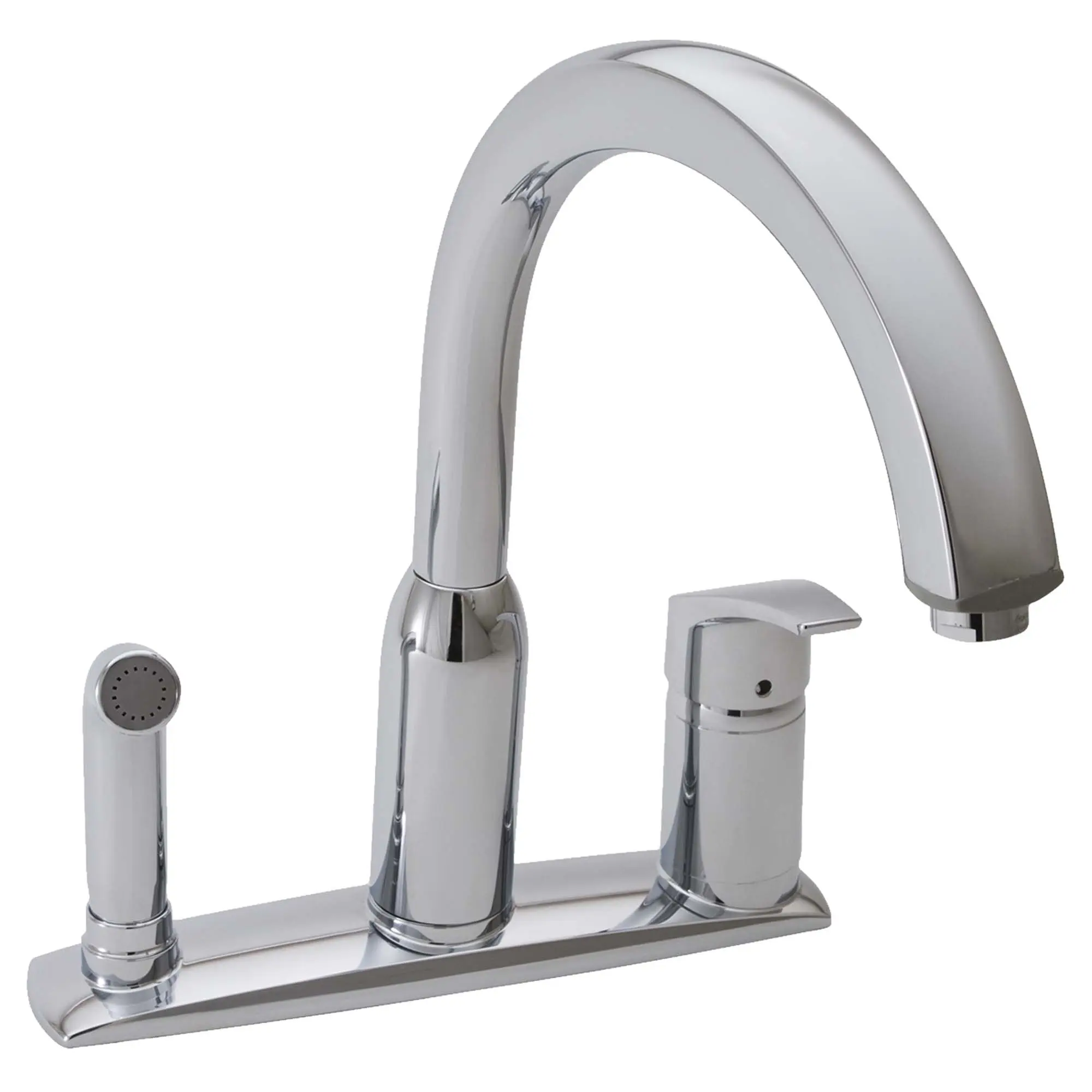 Arch Single Handle High Arc Kitchen Faucet with Side Spray - Image 5