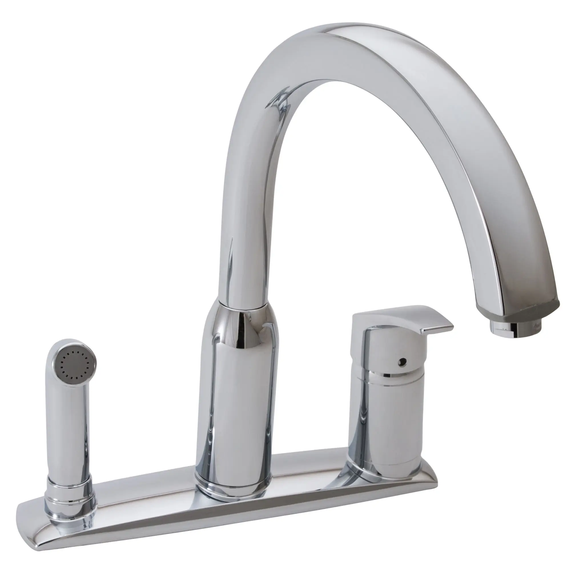 Arch Single Handle High Arc Kitchen Faucet with Side Spray - Image 6