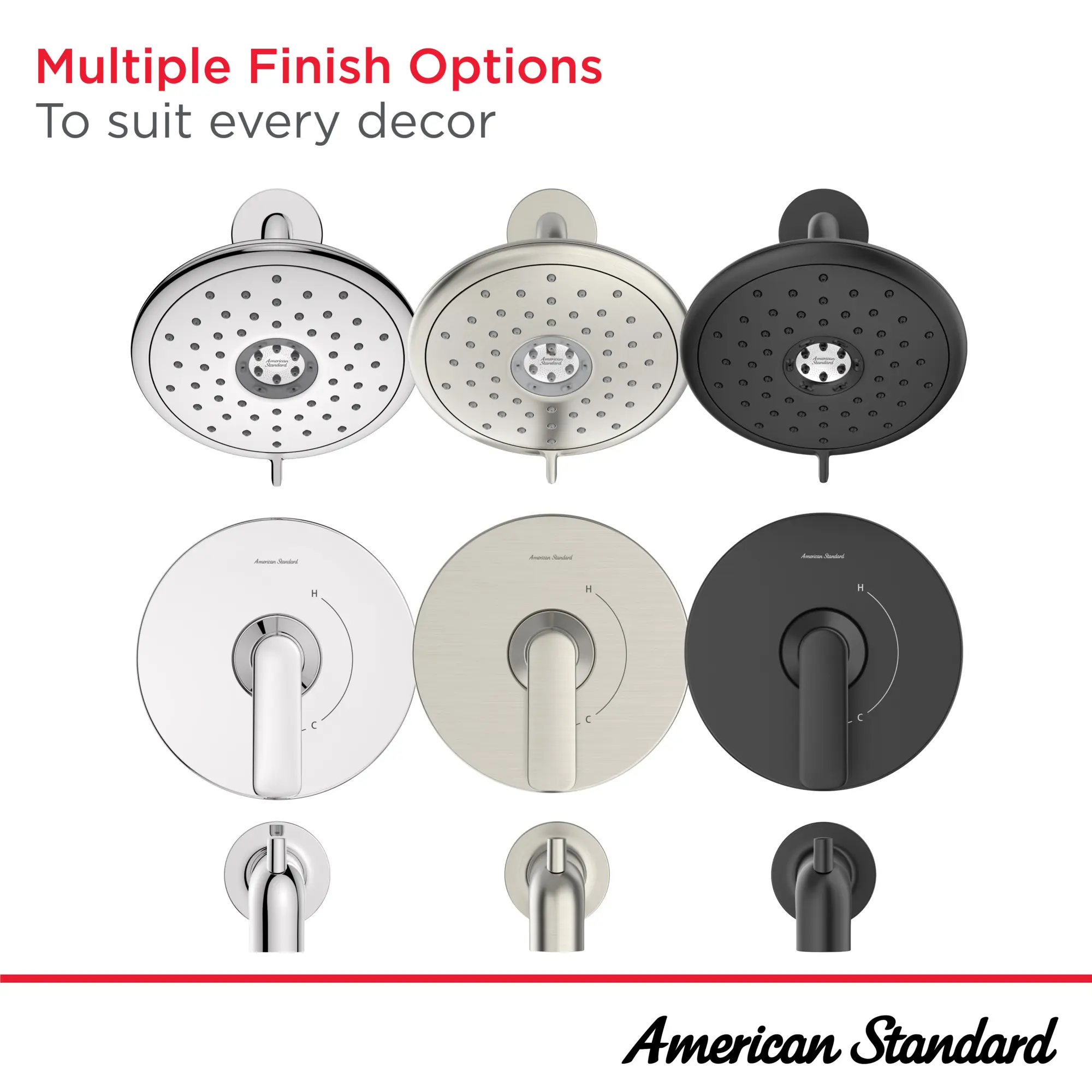 Aspirations 1.8 gpm/6.8 L/min Tub and Shower Trim Kit With Water-Saving Showerhead and Double Ceramic Pressure Balance Cartridge With Lever Handle - Image 23