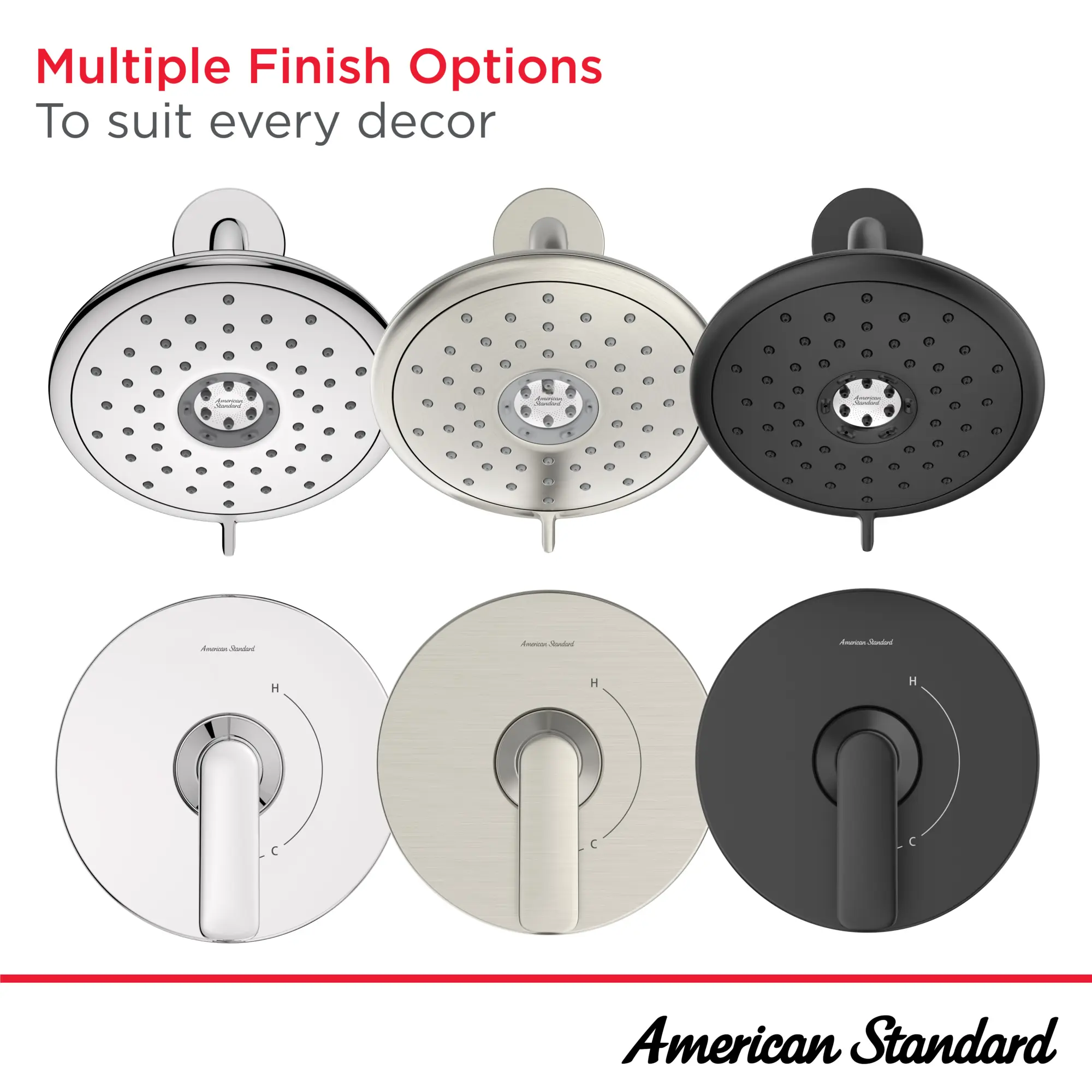 Aspirations 1.8 gpm/6.8L/min Shower Trim Kit With Water-Saving Showerhead and Double Ceramic Pressure Balance Cartridge With Lever Handle - Image 15