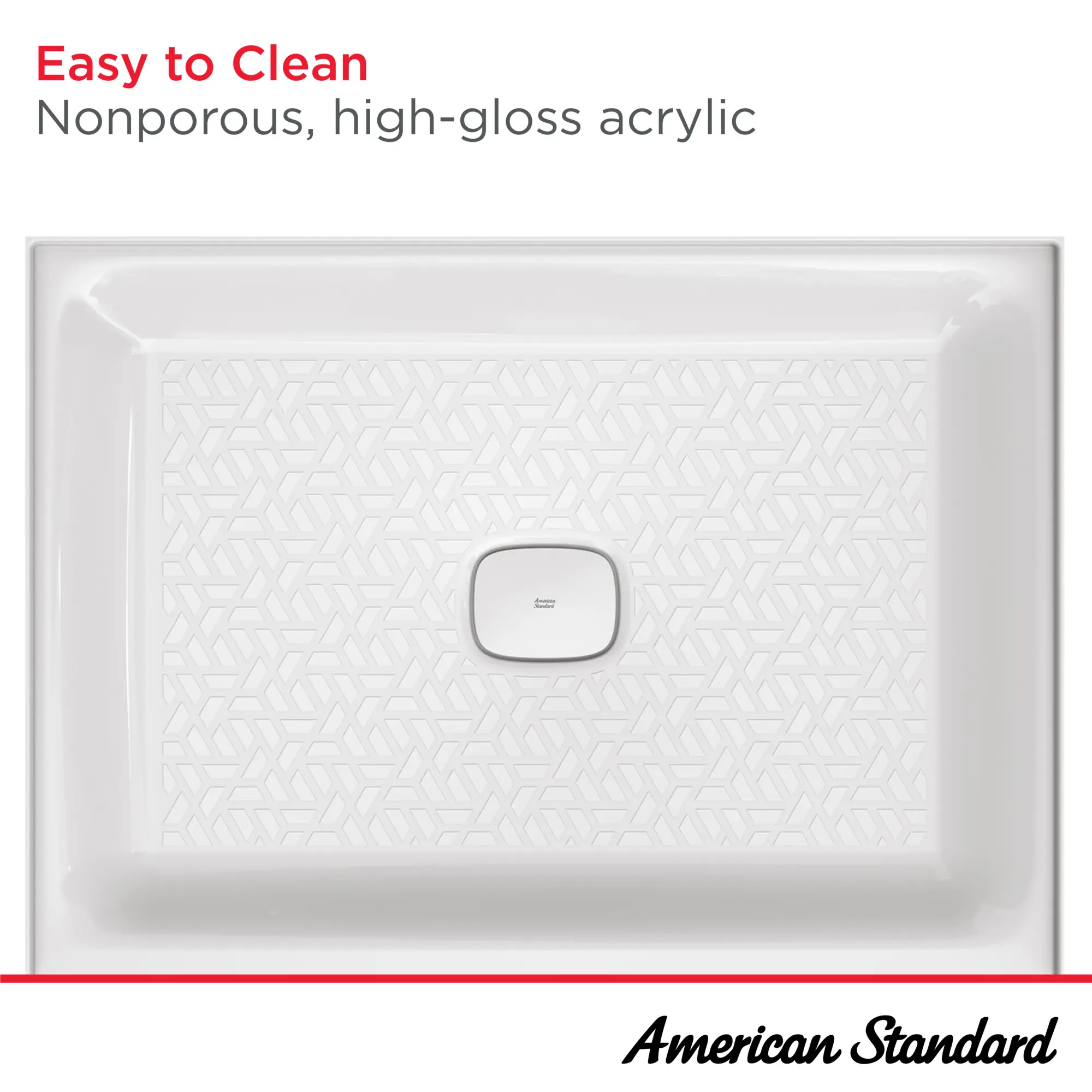 Aspirations 48 x 36-Inch Single Threshold Shower Base With Center Drain - Image 15