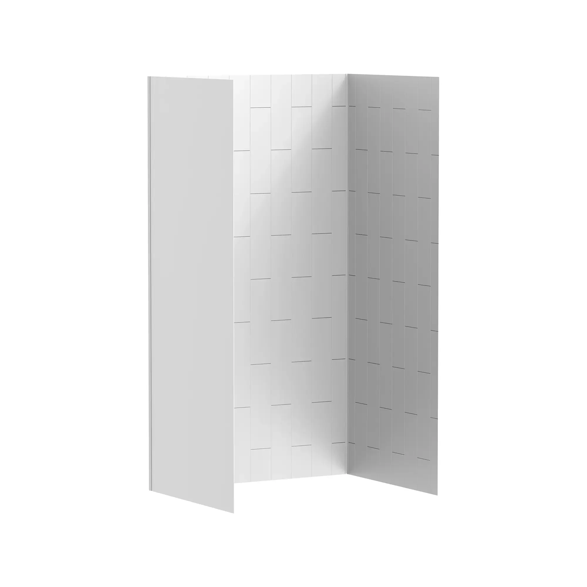 Aspirations 48 x 36 x 84-Inch Vertical Tile Shower Wall Set - Image 2