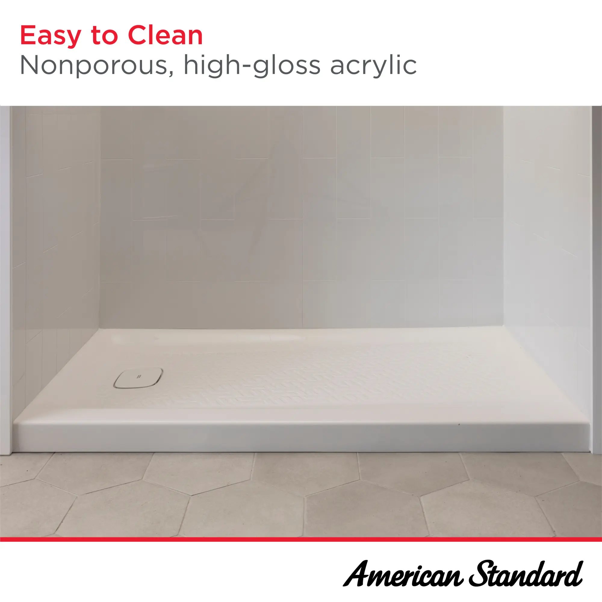 Aspirations 60 x 32-Inch Single Threshold Shower Base With Left-Hand Drain - Image 14